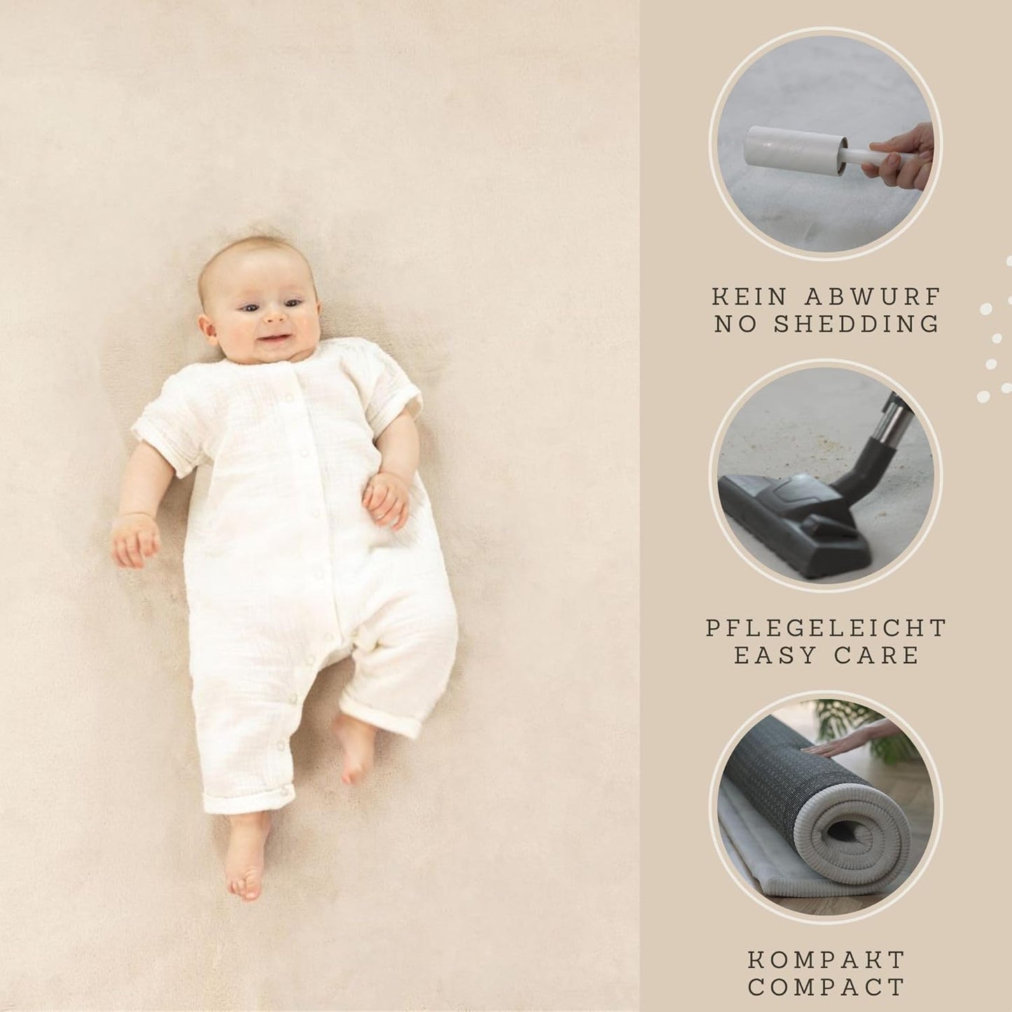 Hakuna Matte CloudSoft Baby Play Mat for Floor 60" x 80" Planets – Coral Velvet Memory Foam Rug for Crawling & Cozy Play – Non-Slip, Water-Resistant, Easy-CareTummy Time Mat, Playmat for Playpen