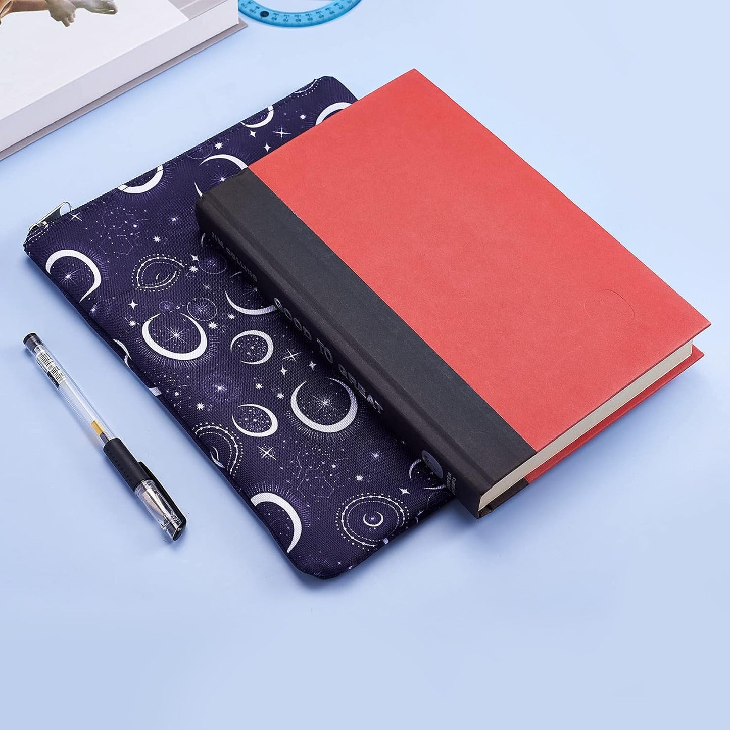 Book Sleeve for Book Lovers, Bookish Book Protector, Book Covers for Paperbacks, Washable Fabric, Book Sleeves with Zipper, Medium 11 Inch X 8.7 Inch