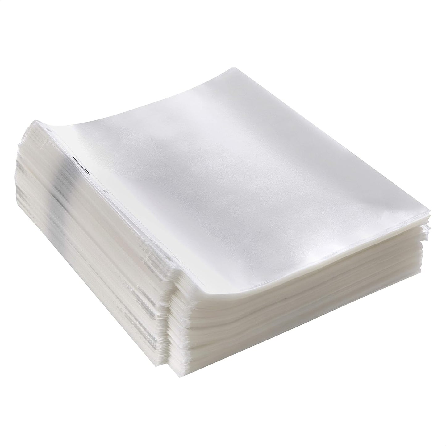 Amazon Basics Sheet Protectors for 3 Ring Binder, Non-Glare, Top Loading, Letter Size 8.5 x 11 in, Document Organizer, Pre-Punched Holes, Clear, 500-Pack