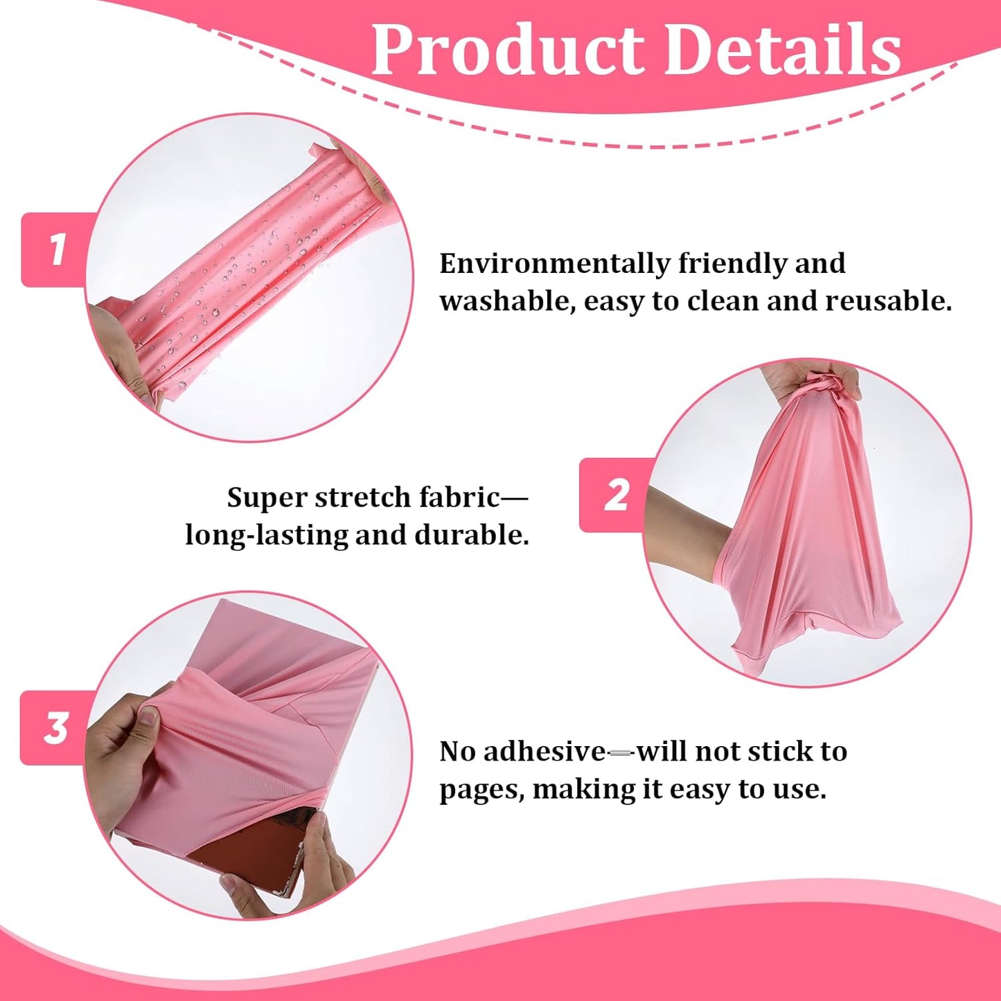 12 Pack 9x11 Inch Jumbo Book Covers, Stretchable Book Sox for Most Hardcover Books, Washable & Reusable Protective Covers, Multicolor