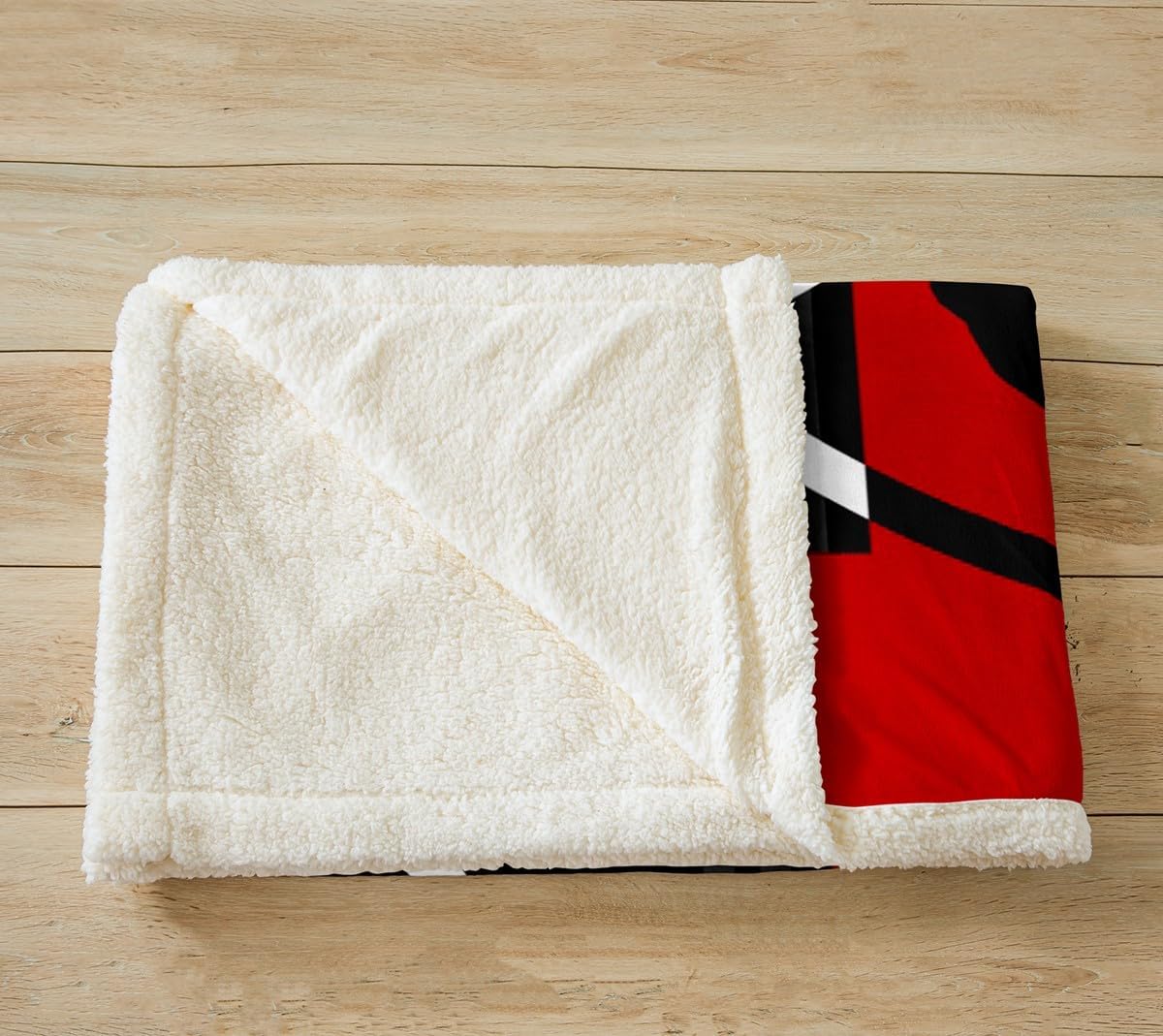 Basketball Bed Blanket Sports Games Throw Blanket Lightweight Soft Cozy Luxury Red and Black Fleece Blanket Basketball Court Flannel Blanket for Sofa Bedroom Office Travel All Season(Twin 60"x80")