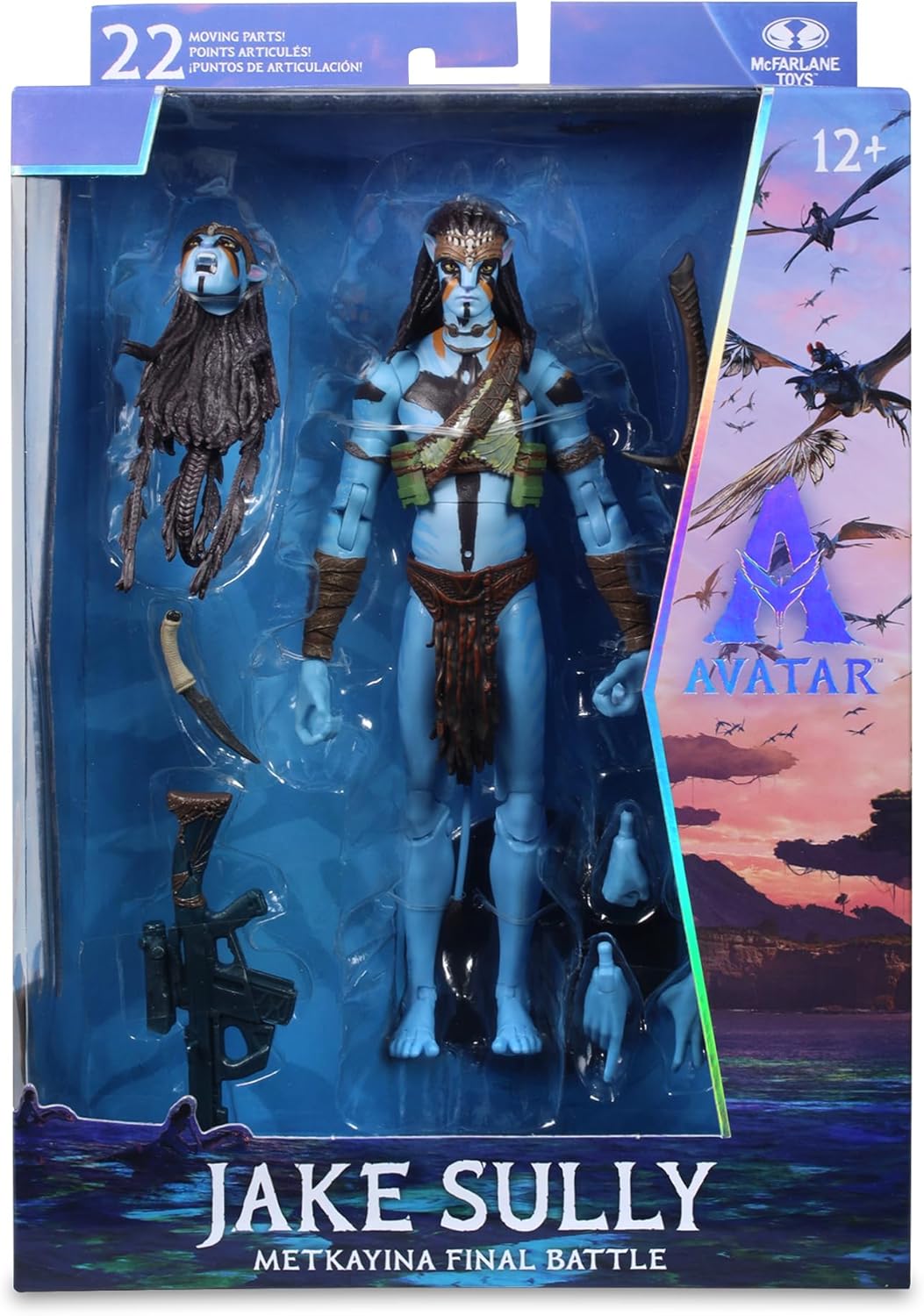 McFarlane Toys- Avatar: Fire and Ash Jake Sully (Metkayina Final Battle) 7in Action Figure McFarlane Collector Edition