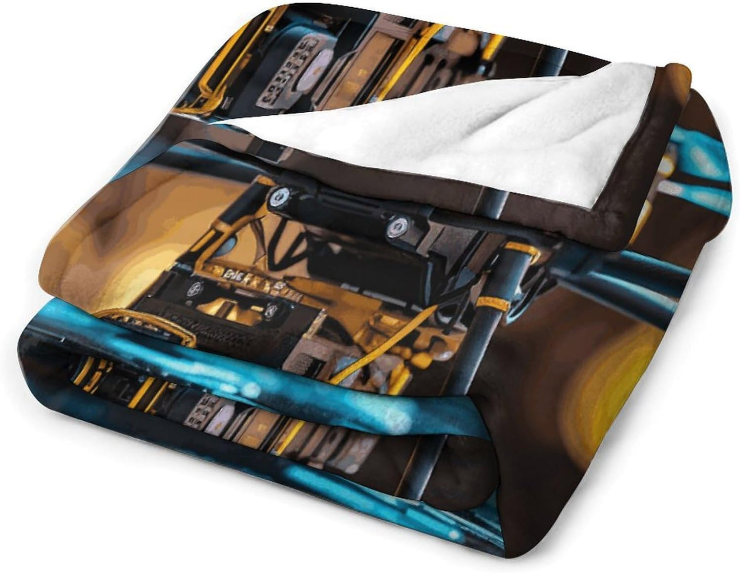 Ultra-Soft Micro Fleece Blanket Cooling Blanket Lightweight Warm Blanket Drone Throw Blanket 60"x80" Cozy Air Conditioning Quilt Large Fleece Throw Blanket for Bed Couch Sofa All Seasons