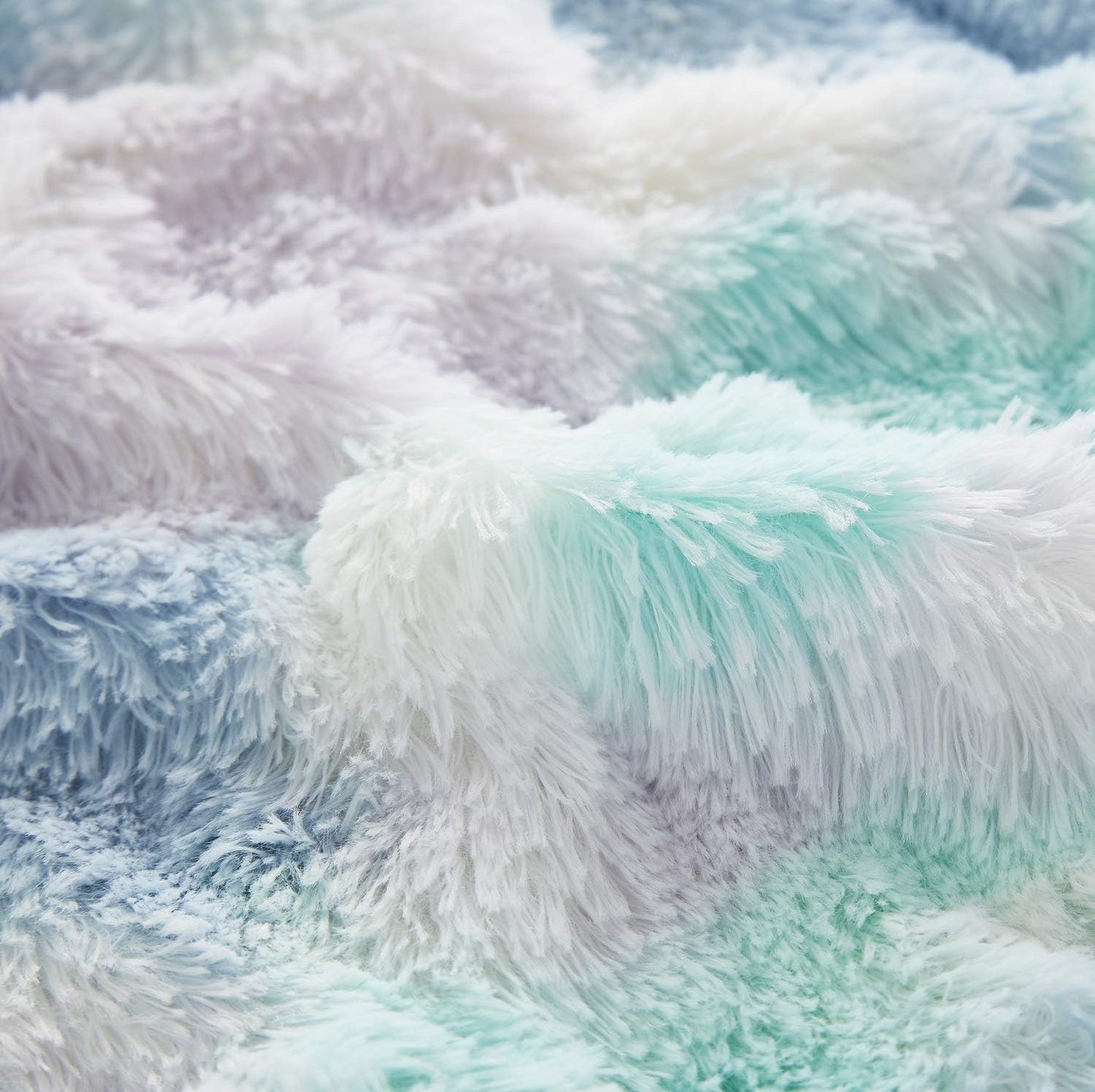 Cozy Plush Fur Body Pillow 20X54 Inches with Premium Filling, Ultra Soft Bed and Sofa Pillow, Vibrant Pastel Colors on Long Pillow, Big Hug Double Pillow, Pregnancy Pillow, Warm Fascinating