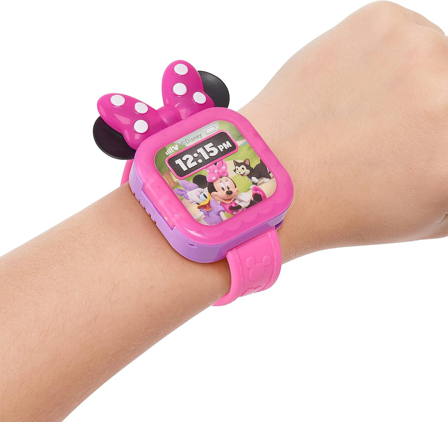 Disney Junior Minnie Mouse Play Smart Watch with Lights and Sounds, 3-pieces, Pretend Play, Kids Toys for Ages 3 Up by Just Play