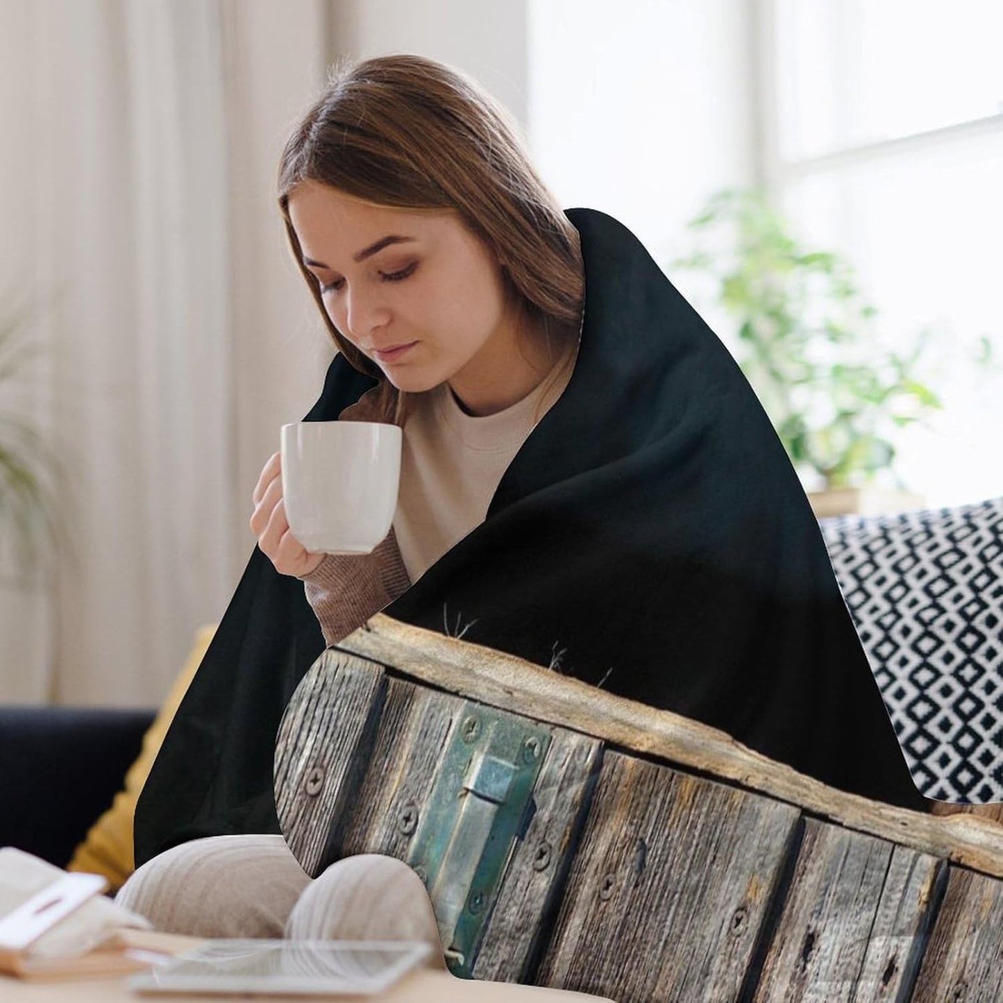 Funny Donkey Throw Blanket for Couch Super Soft Warm Lightweight Throw Blankets Cozy Flannel Bed Blanket Cute Decorative Blankets for All Seasons Home Decor Gift 30"*40"（76 * 100cm）