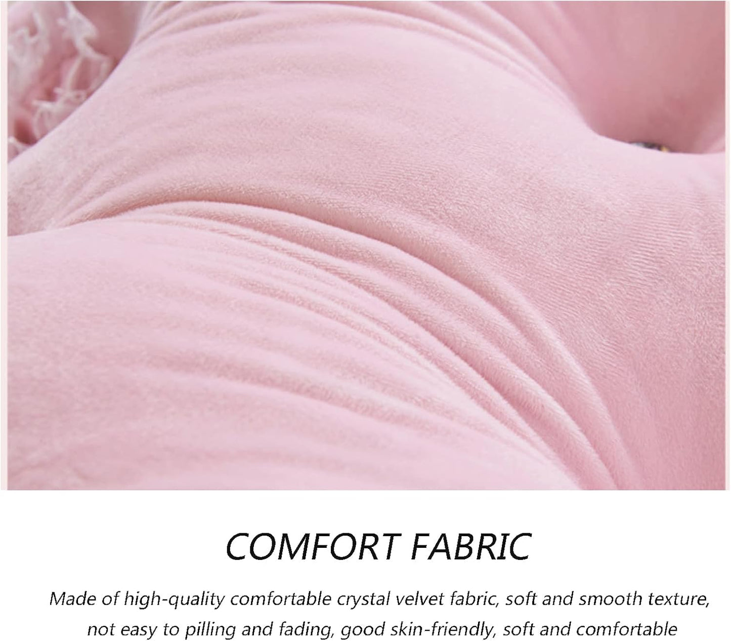 Bed Rest Pillow Bolster, 70.86" Headboard Cushion for Tatami & Back Support, Comfortable Reading & Relaxation Pillow for Home, Bedroom, Sofa, and Lounge Use (G 59.05IN/150CM)