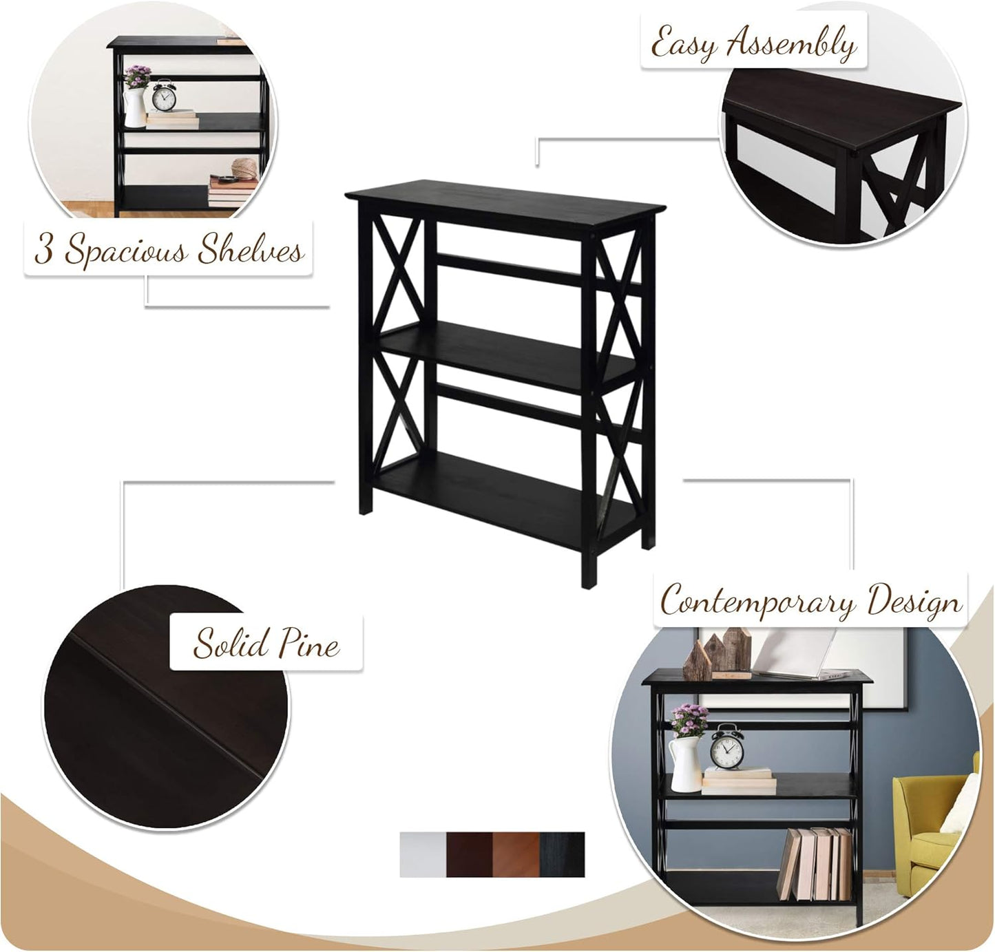 Casual Home Shelf Bookcase