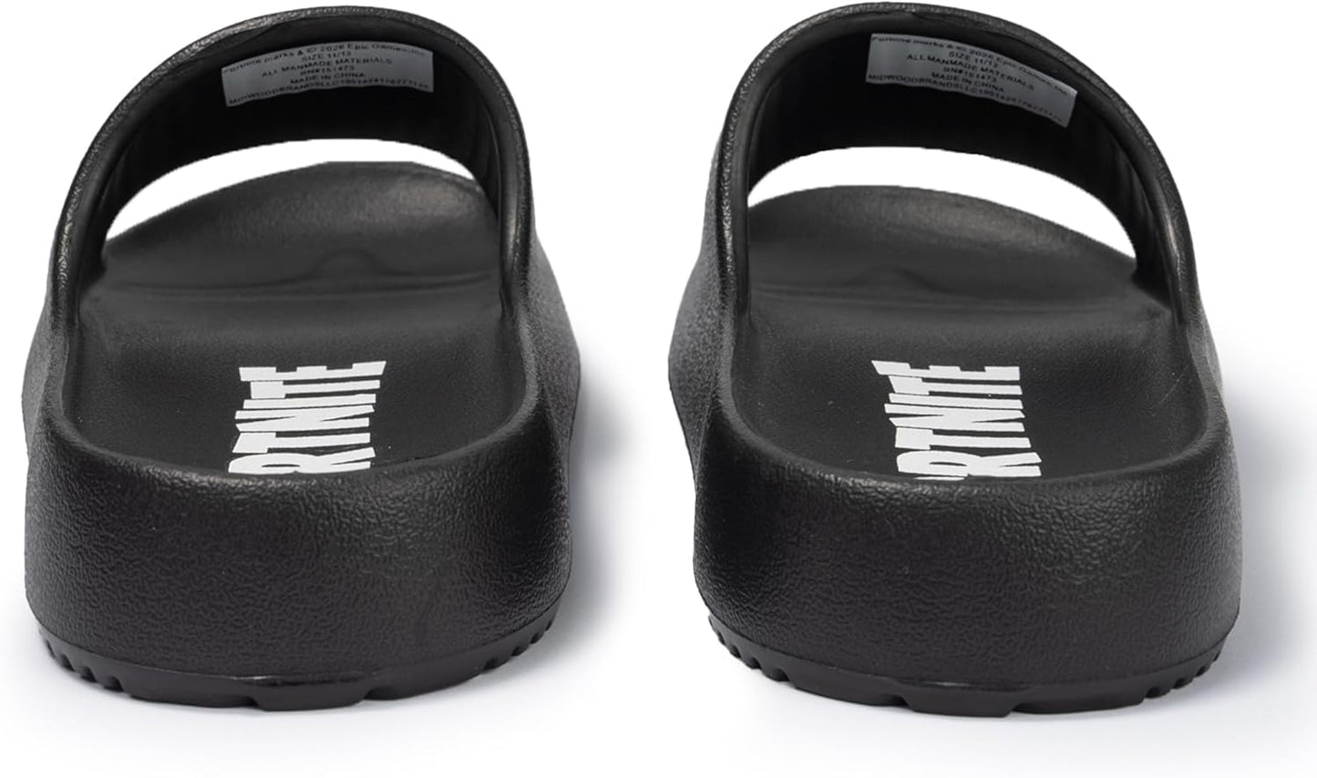 Fortnite Pool Slides Kids Sandals for Boys & Girls - Youth Pool Beach Water Shoes, Quick Dry Slip On Sizes 11/12 13/1 2/3 Summer Outdoor Footwear