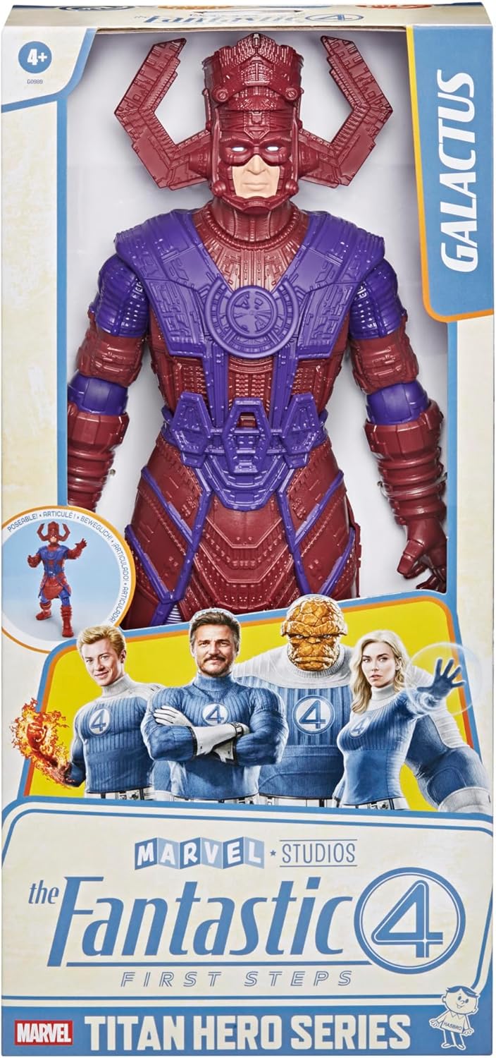 Marvel Studios Titan Hero Series The Fantastic Four: First Steps Galactus Action Figure, 12-Inch-Scale Super Hero Figures & Toys, 4+ Years