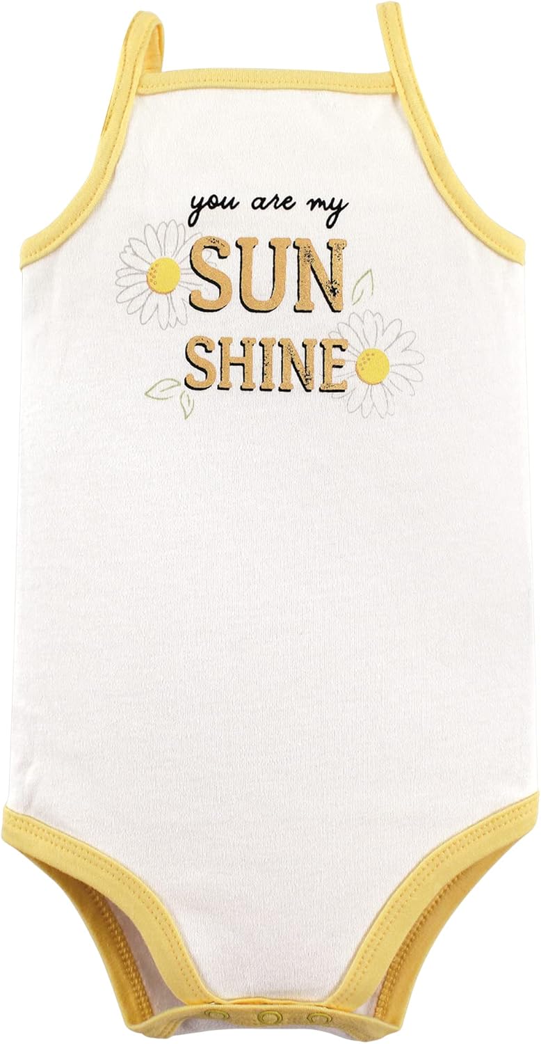 Hudson Baby Unisex Baby Cotton Sleeveless Bodysuits
