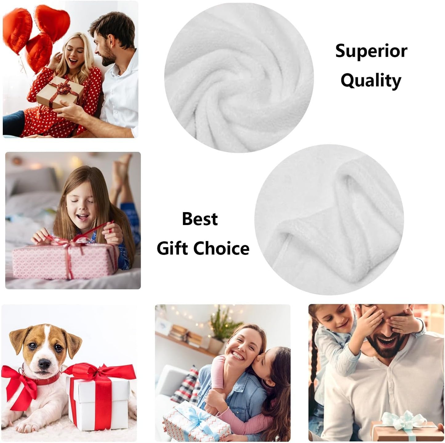 Yellow White Daisy Flannel Throw Blanket, 50×60in - 340GSM Cozy Lightweight Thick Flowers Floral Blanket - Christmas Birthday Gifts for Women, Men and Kids Bedroom Living Room Couch Sofa Decor