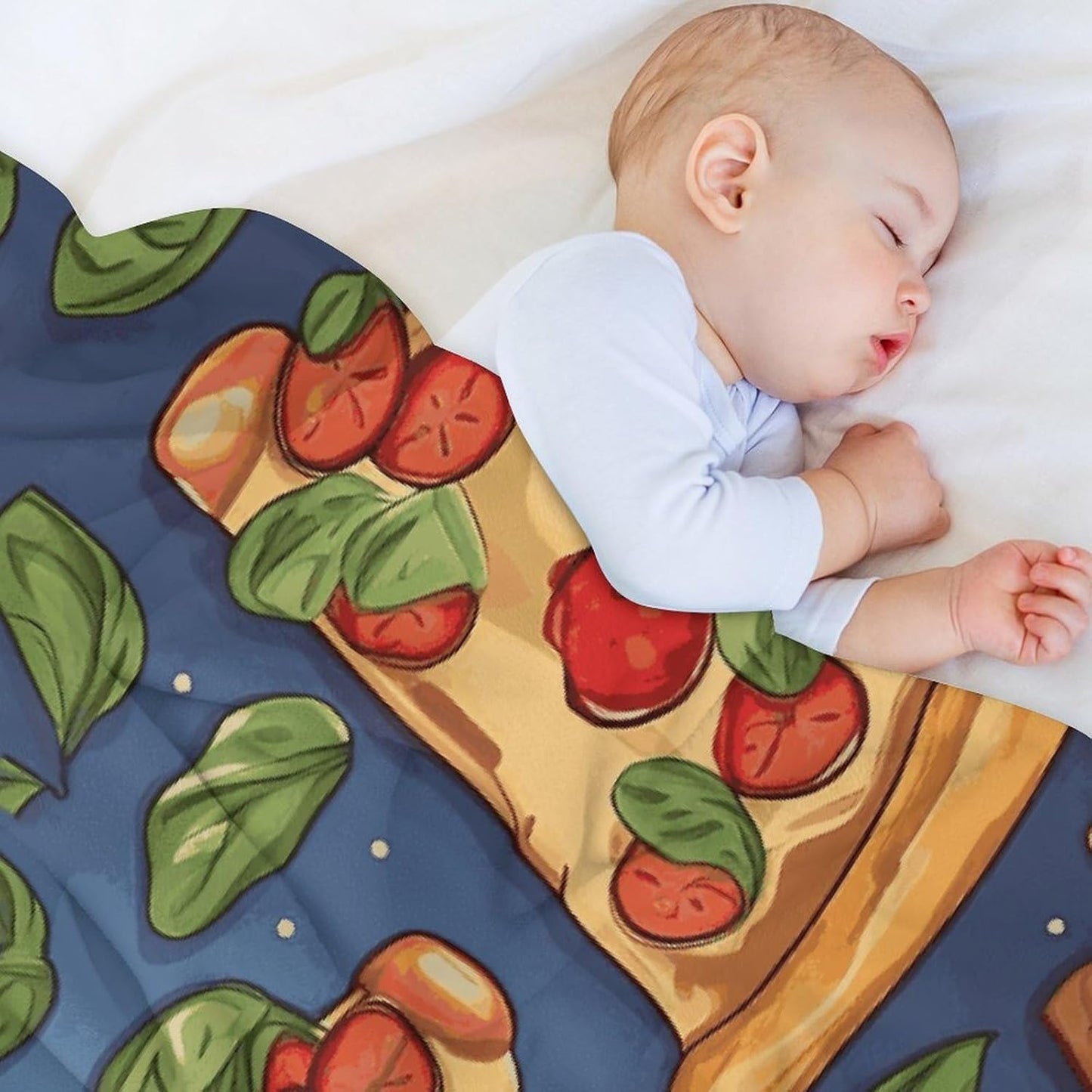 Pizza Blanket Super Soft Lightweight Throw Blanket Cute Cozy Warm Bed Blanket Decorative Fuzzy Blanket All-Season Home Decor Gift for Sofa Couch Living Room 50"*60"（130 * 150cm）