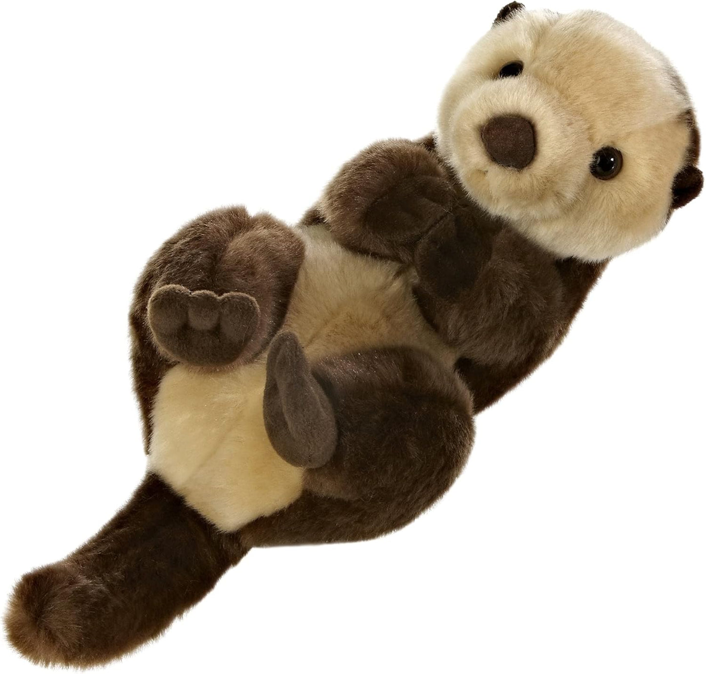 Aurora® Realistic Miyoni® Sea Otter Stuffed Animal - Lifelike Details Make a Cherished Companion - Perfect for Decorating Bedrooms or Classrooms - Brown 10 Inches