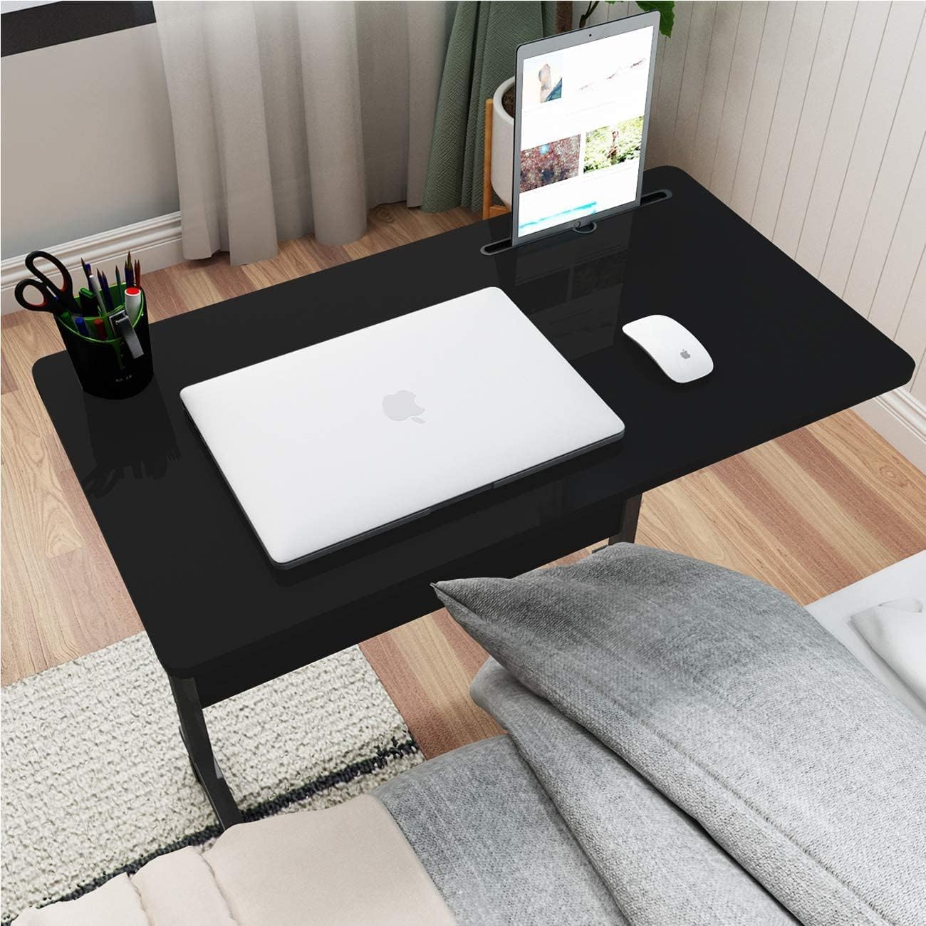 SogesGame 31.5 Inch Computer Desk, Modern Simple Gaming Desk Home Office Desks, Writing Study Table Small Desk