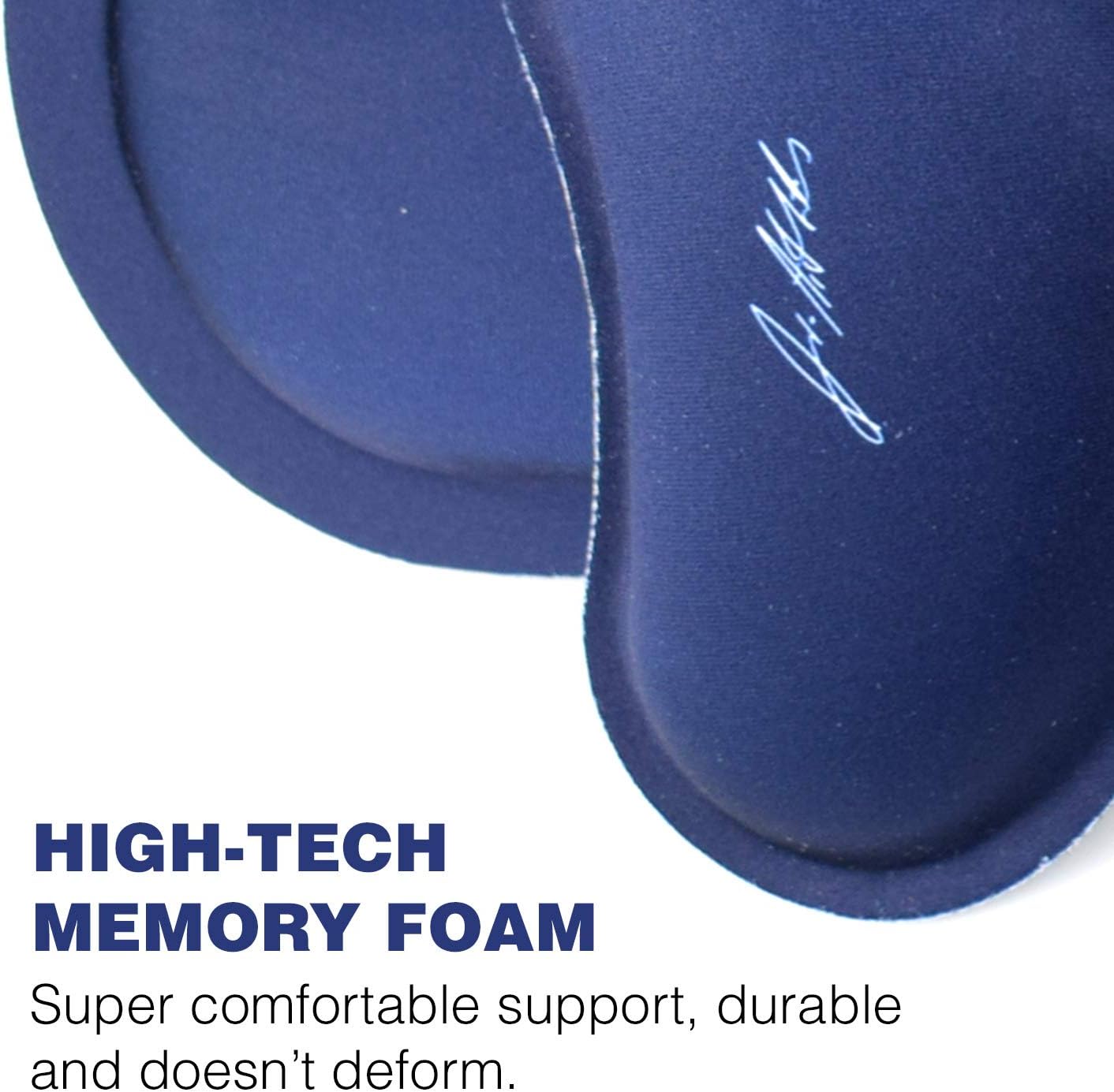 Doctor Developed Ergonomic Wrist Rest for Mouse & Keyboard and Perfect for Good Wrist Health, Posture & Joint Conditions by Dr Arthritis - Blue
