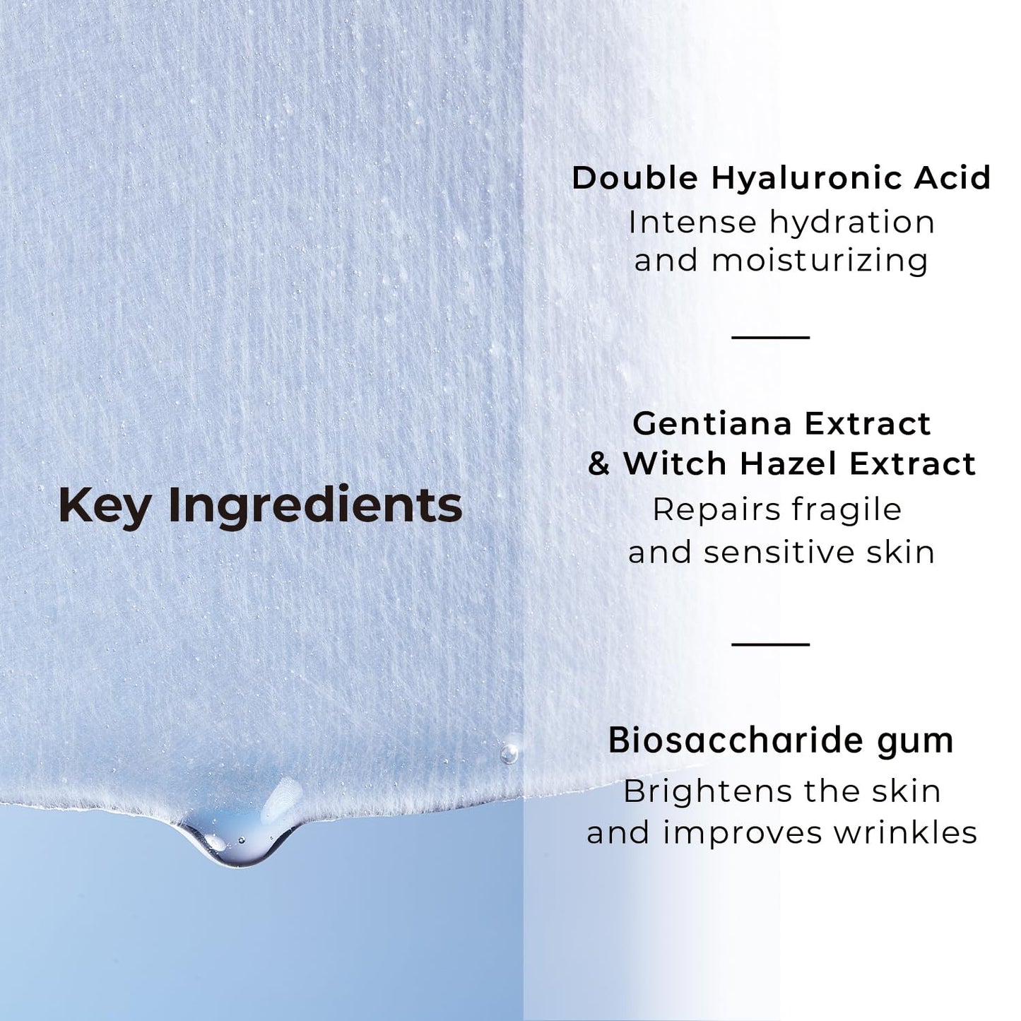 +WIS+ Intensive Hydrating Natural Face Masks 24 EA | Hyaluronic Acid & Collagen | Tend Skin, Sensitive Skin Safe | Pore Minimizing, Elasticity Boost | Dehydrated Skin Repair | Galentines Gifts Bulk