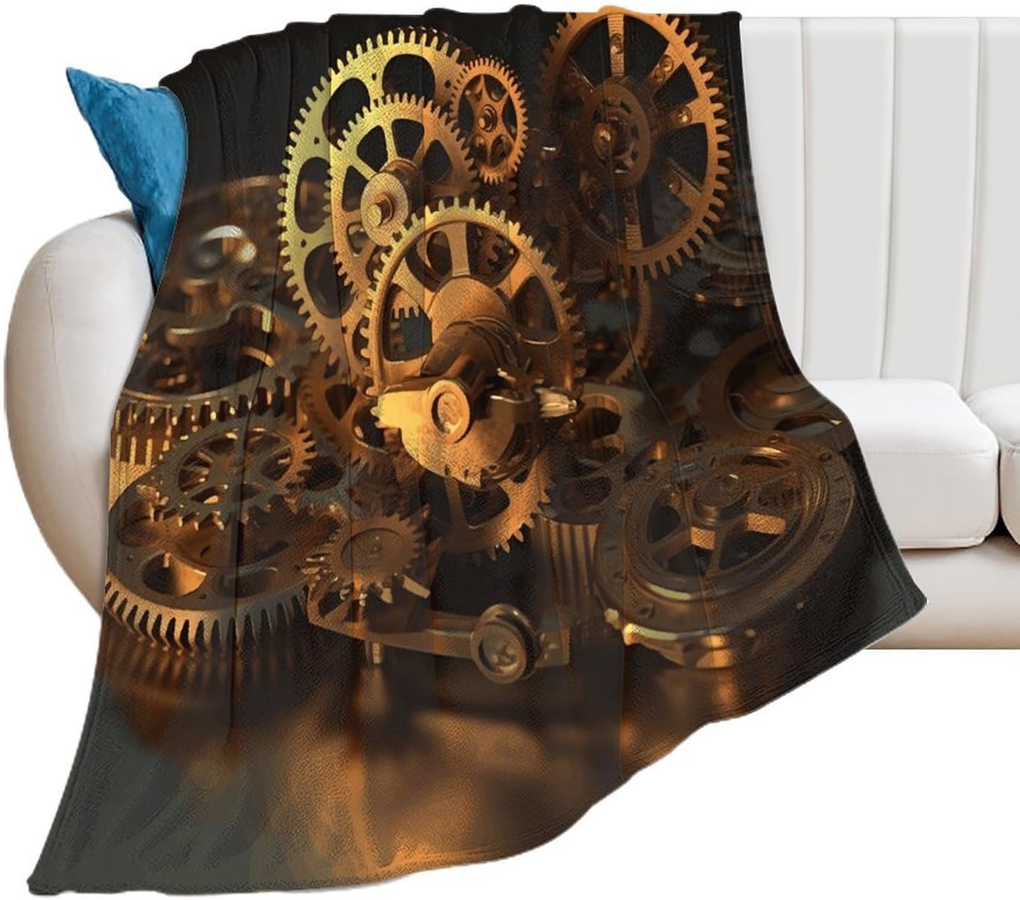 Cool Gears Throw Blanket for Couch Super Soft Warm Lightweight Throw Blankets Cozy Flannel Bed Blanket Cute Decorative Blankets for All Seasons Home Decor Gift 30"*40"（76 * 100cm）
