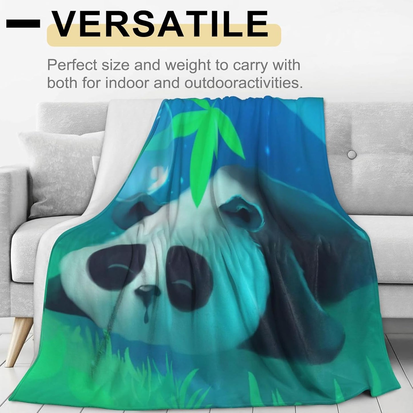 Manatee Blanket Playful Ocean Animal Throw Blankets with Sunflower,Birthday Gifts for Kids Adult,Lightweight Soft Fleece,for Sofa Couch Bed Room Art Artistic Whimsical Decor 50x60in