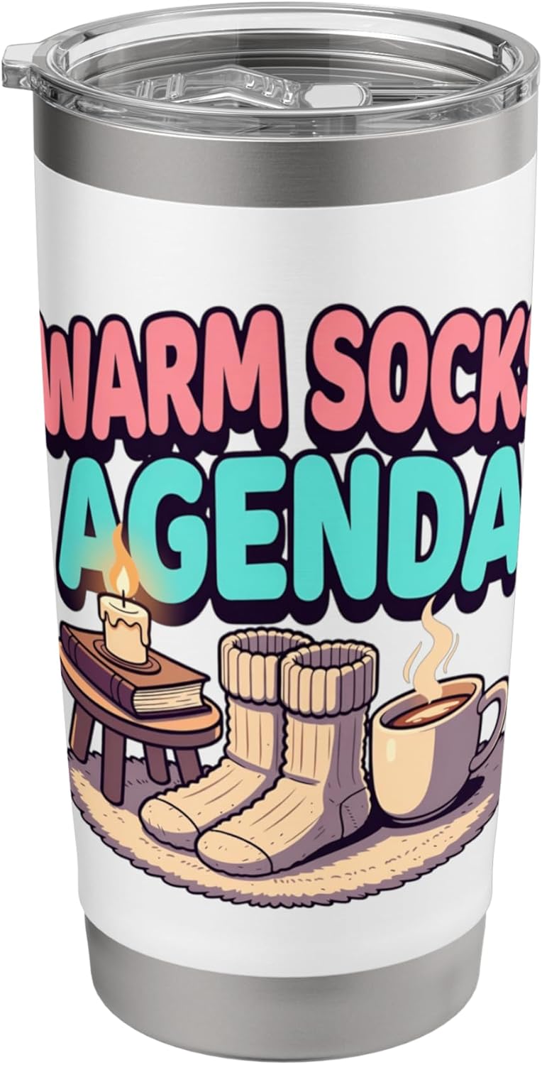 Cozy Comfort Lifestyle Humor Design Stainless Steel Insulated Tumbler