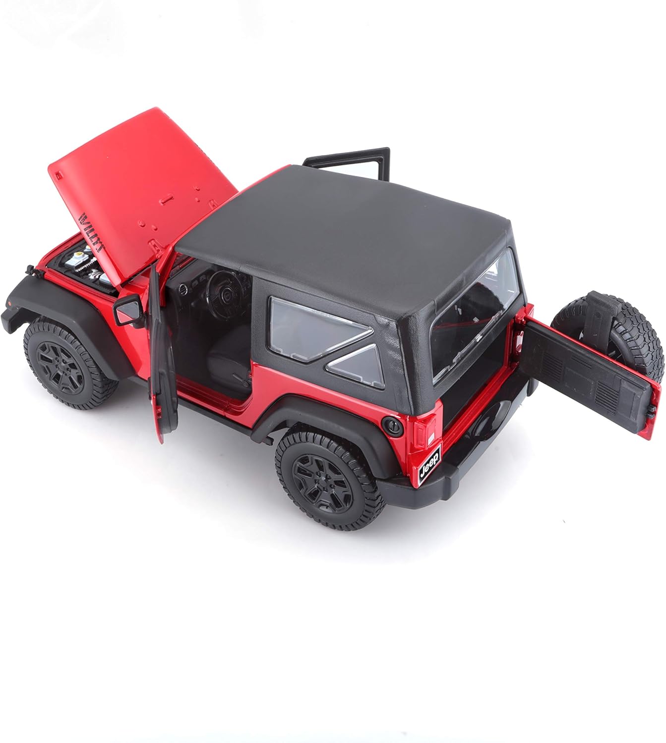 Maisto 1:18 2014 Jeep Wrangler Diecast Vehicle (Colors May Vary)