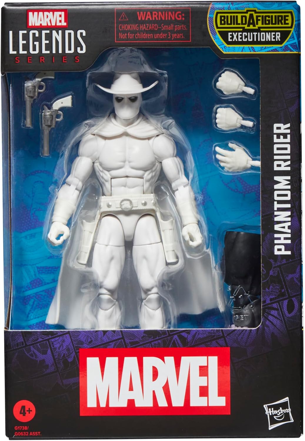 Marvel Legends Series Phantom Rider, Ghost Rider and Avengers Comics Collectible 6-Inch Scale Action