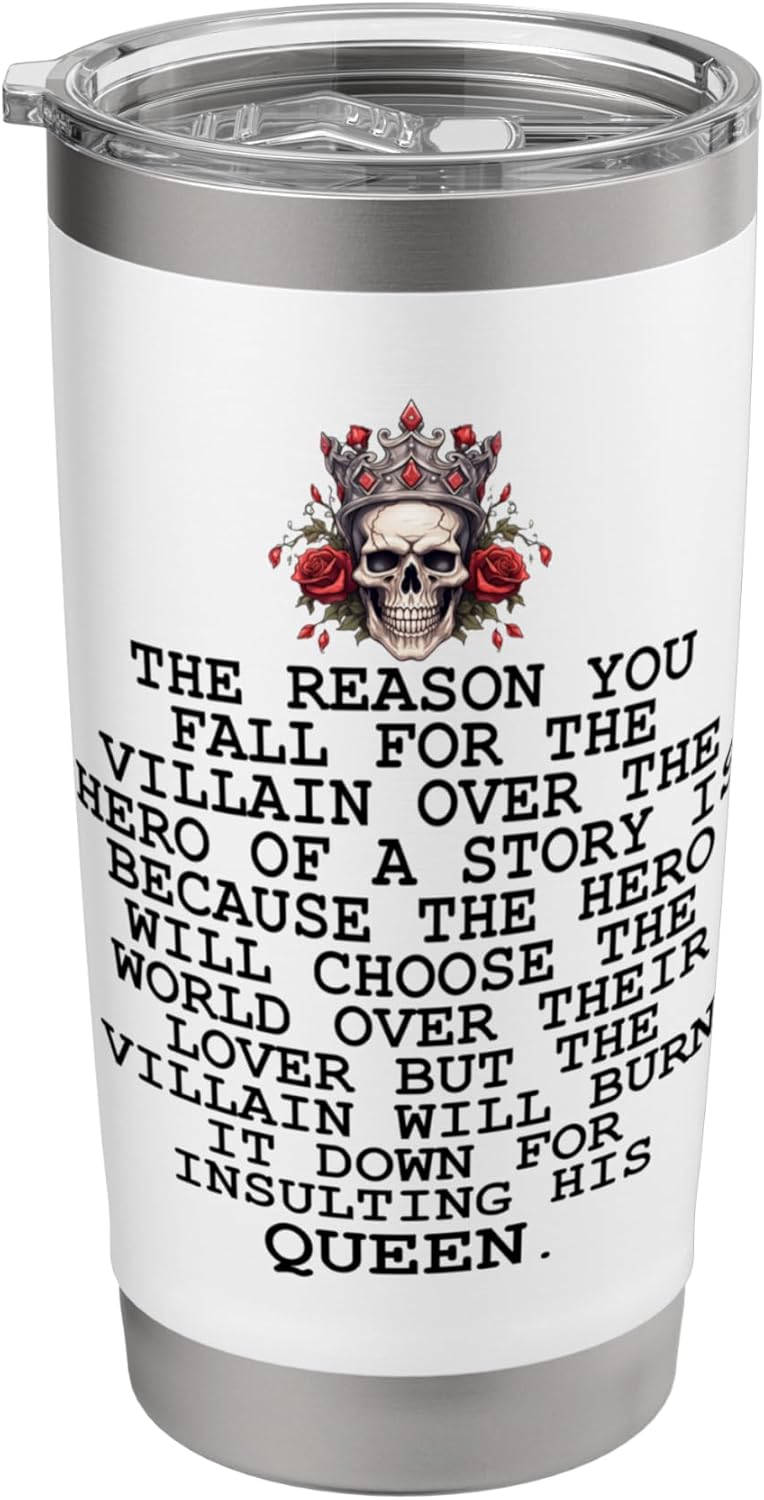 In My Villain Era Book Smutty Dark Romance Merch Smutt Books Stainless Steel Insulated Tumbler