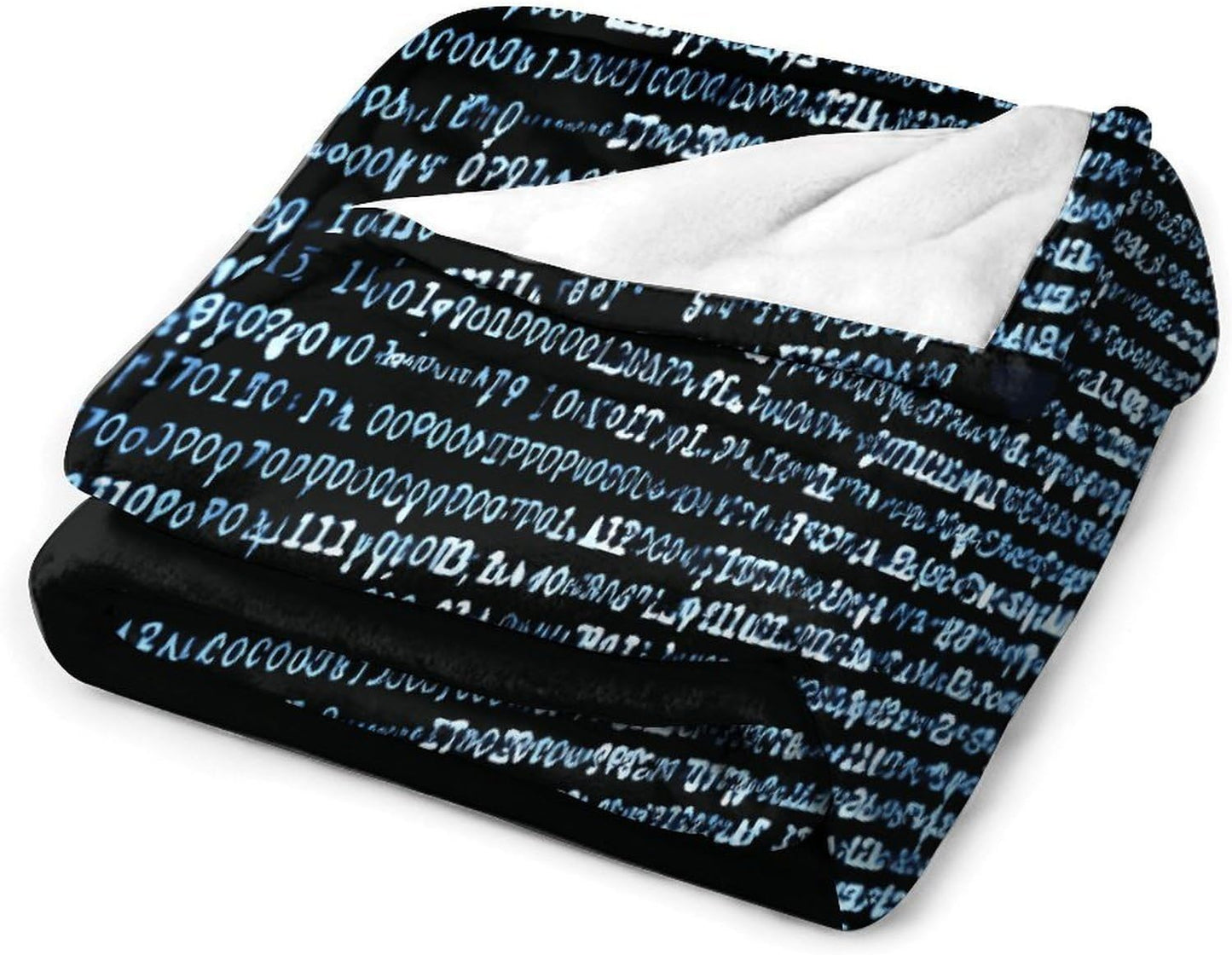 Programmer Programming Code Blanket Super Soft Lightweight Throw Blanket Cute Cozy Warm Bed Blanket Decorative Fuzzy Blanket All-Season Home Decor Gift for Sofa Couch Living Room 50"*60"（130 * 150cm）