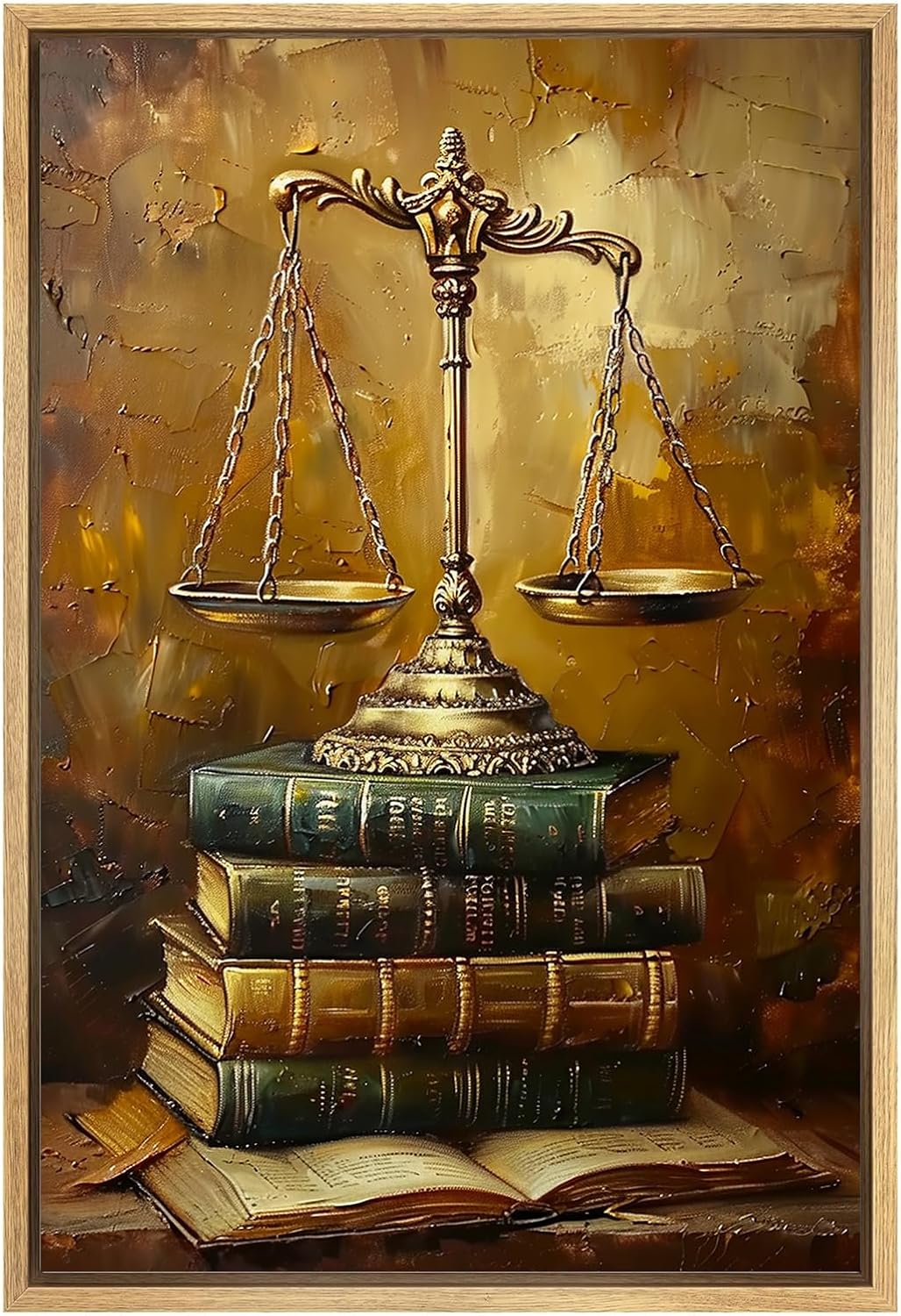 PWTXKAH Vintage Books Canvas Wall Art Victorian Canvas Poster Antique Art Still Life Pictures Print Reading Artwork Books Dark Academia Retro Aesthetic Posters for Room 16x24inch Unframed