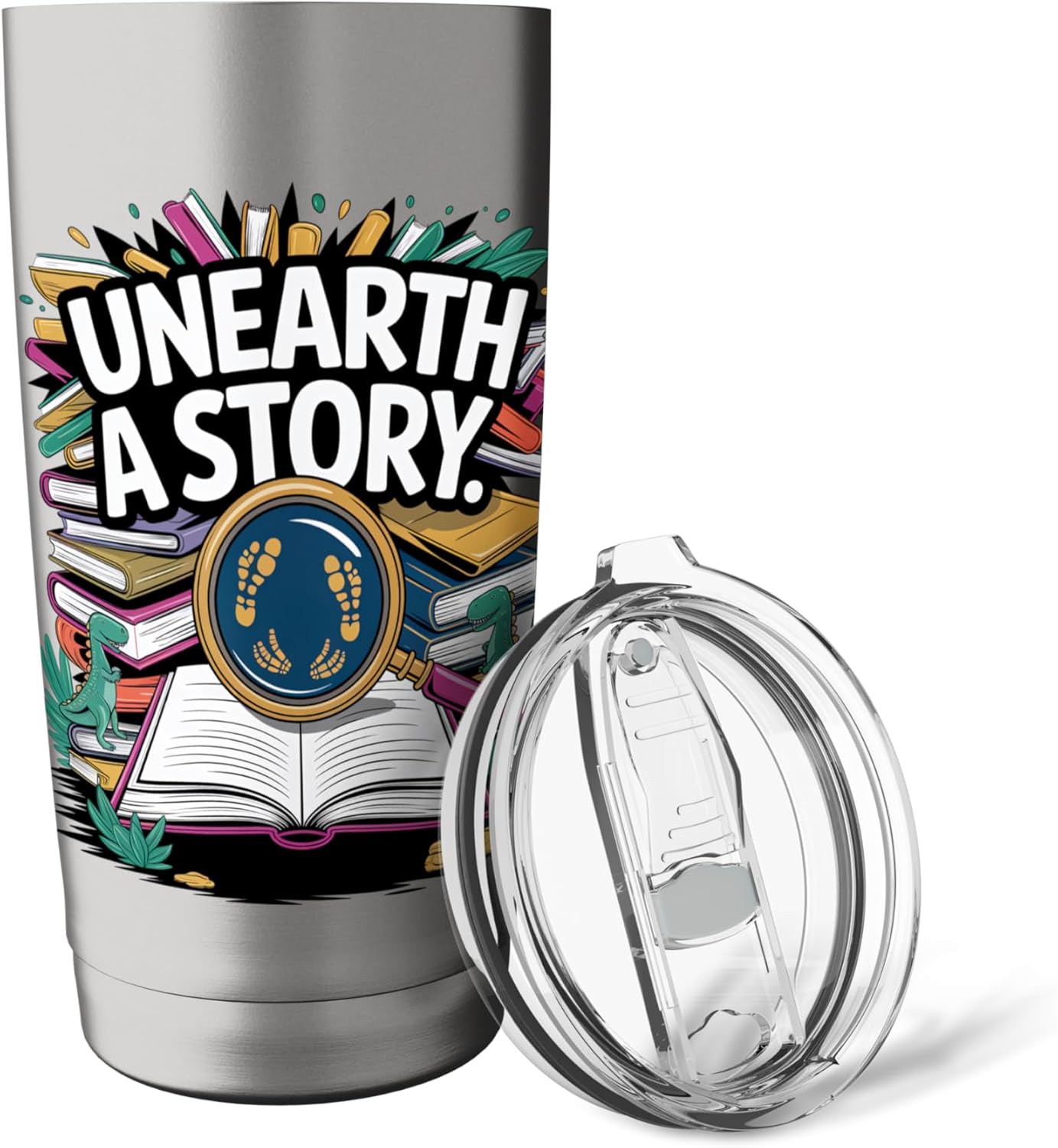 Unearth a Story (2026 Summer reading) Stainless Steel Insulated Tumbler