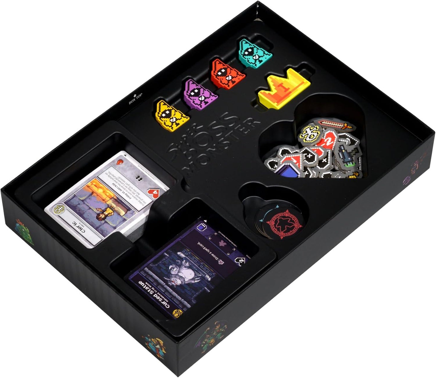 Super Boss Monster by Brotherwise Games | Dungeon-Building Strategy, Drafting Rooms, Luring Heroes, Single-Player & Multiplayer Fun | for 1-4 Players | Ages 13+