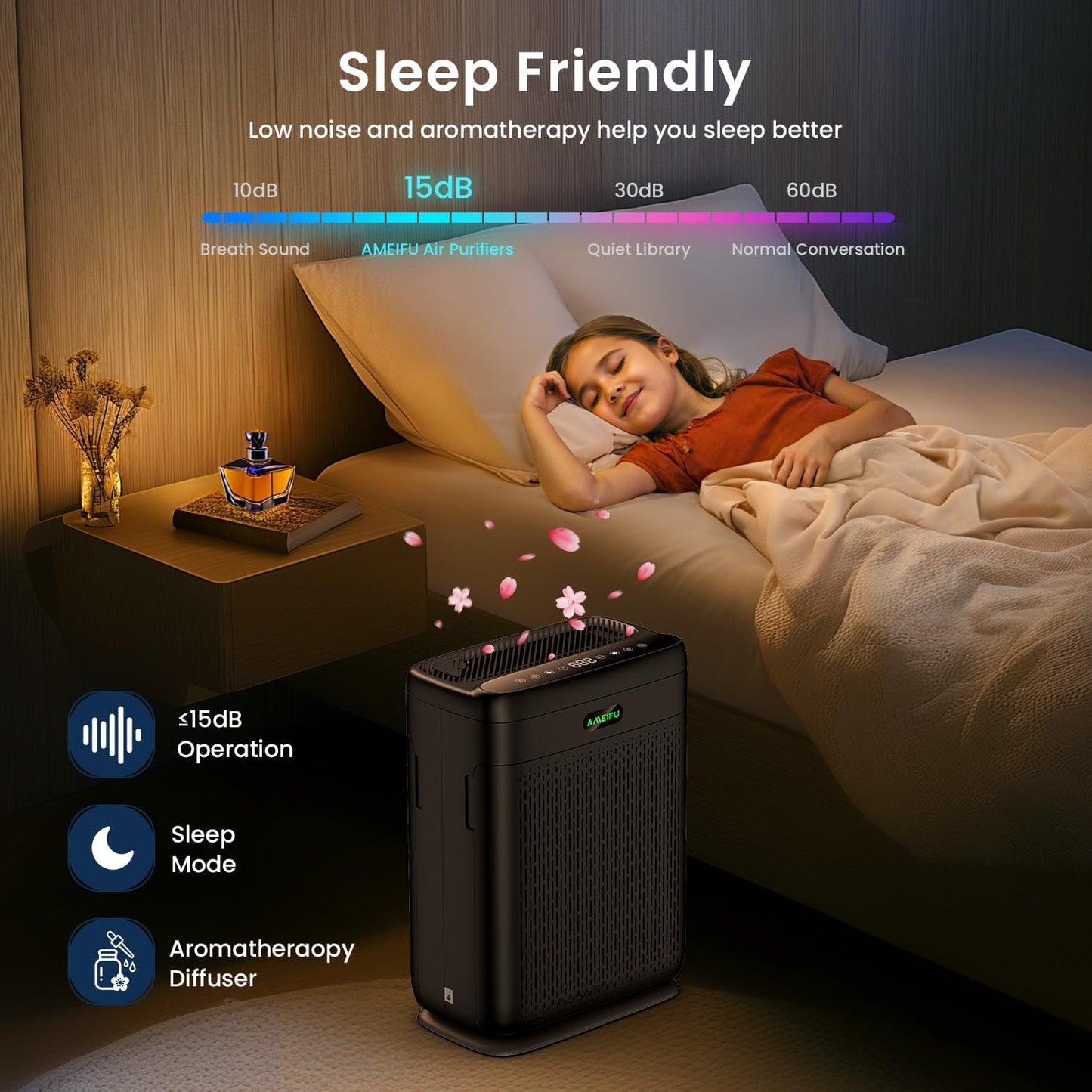 Air Purifiers for Home Large Room with Remote Up to 3000 Sq Ft, Double-Sided H13 Hepa Pet Air Purifier with PM 2.5 Display Air Quality Sensor, Washable Pre-Filter Air Cleaner for Dust, Pets, Smoke