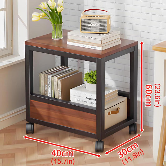 Bookshelf,rotating bookshelf,bookshelves,spinning bookshelf,rotating book shelf,metal bookshelf,unique bookshelf,Suitable for living room, bedroom, study, living room corner, balcony(Brown,40x30x60cm/