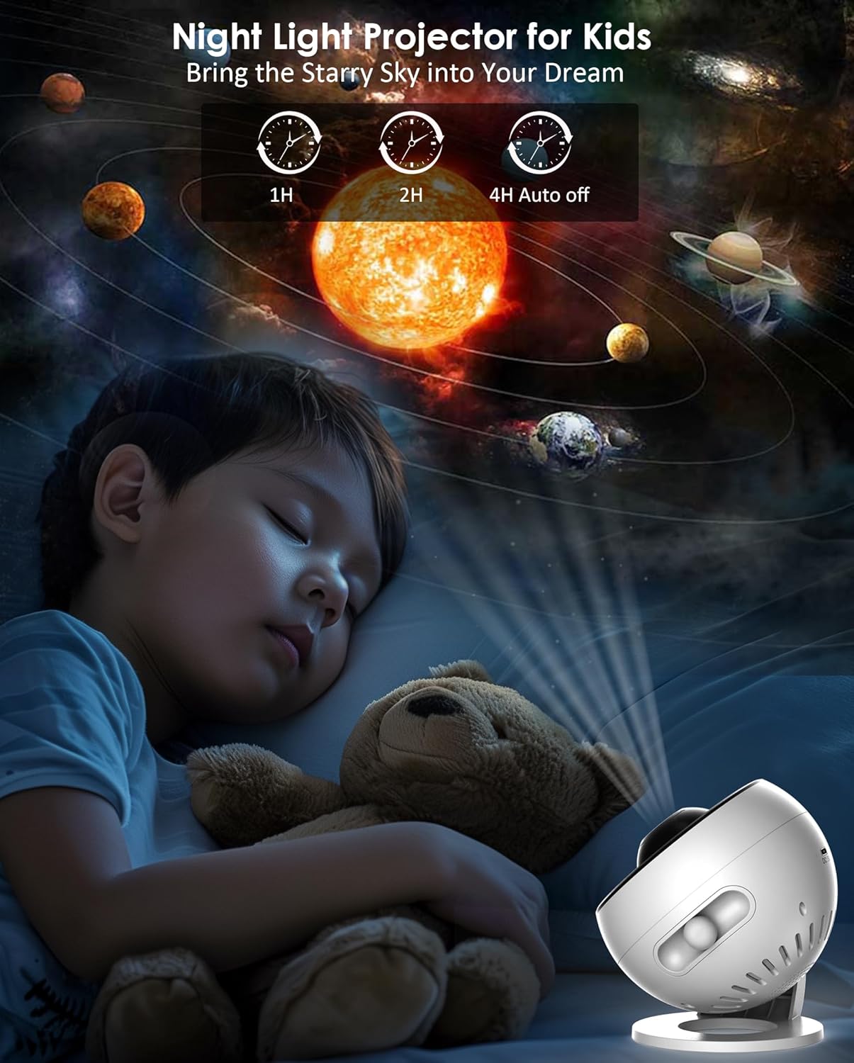 Galaxy Projector Pro for Bedroom,13 in 1 Planetarium Star Projector Light,Ceiling Night Light Milky Way Mood Lighting with Timer,360° Rotating,LED Space Galaxy Lamp Bedroom Room Decor for Adults Kids