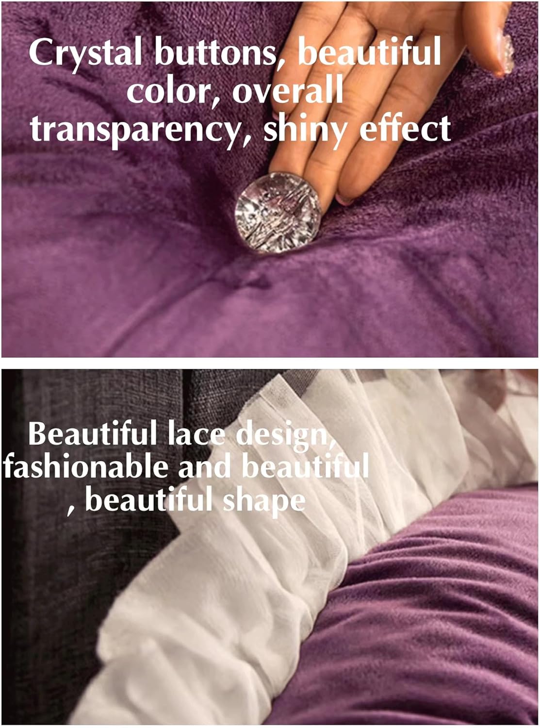 Large Headboard Backrest Reading Pillow Positioning Support Wedge Pillow for Bed Bolster Sofa Removable(Size:47"/120cm,Color:D)
