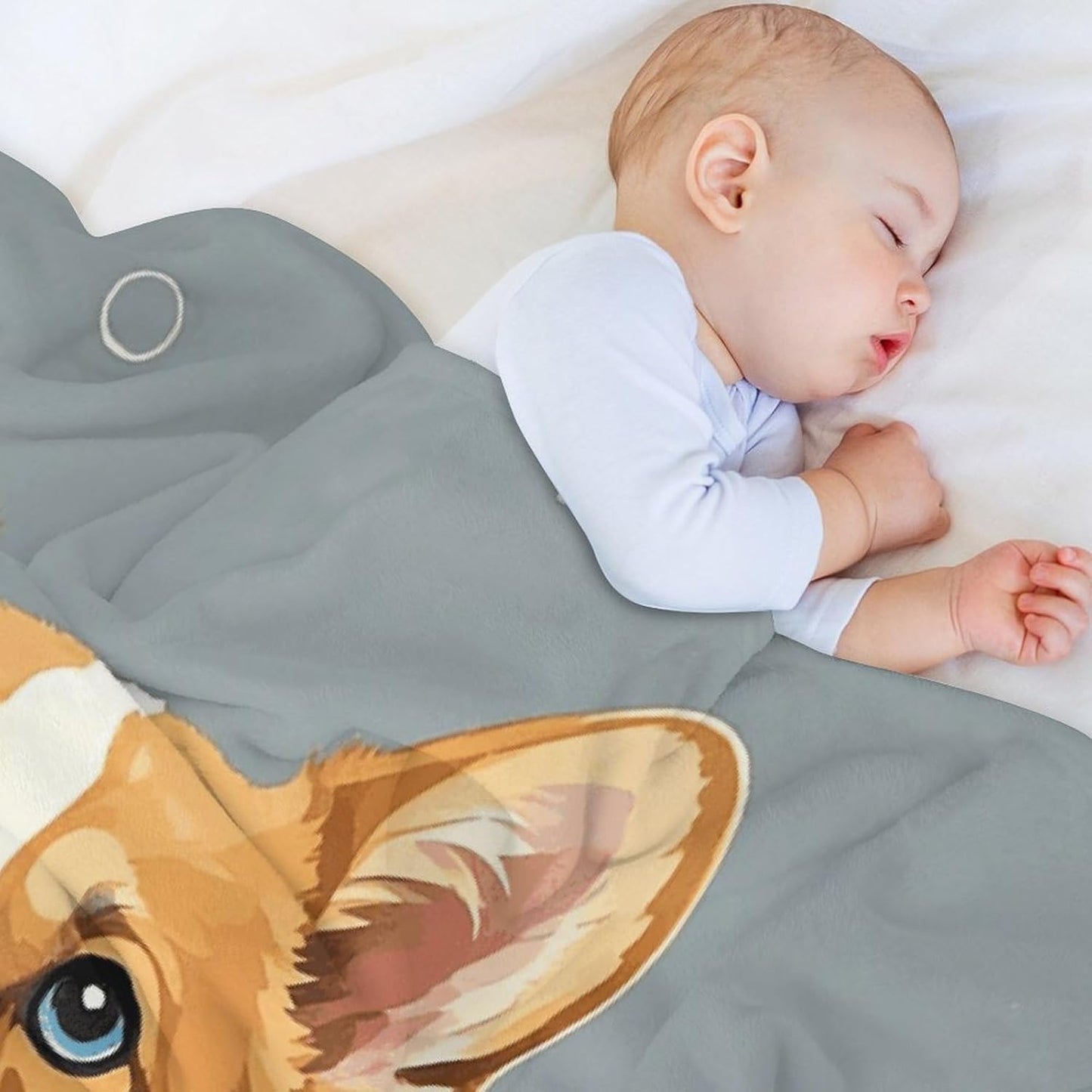 Corgi Pattern Corgi Pattern Blanket Super Soft Lightweight Throw Blanket Cute Cozy Warm Bed Blanket Decorative Fuzzy Blanket All-Season Home Decor Gift for Sofa Couch Living Room 60"*80"（150 * 200cm）