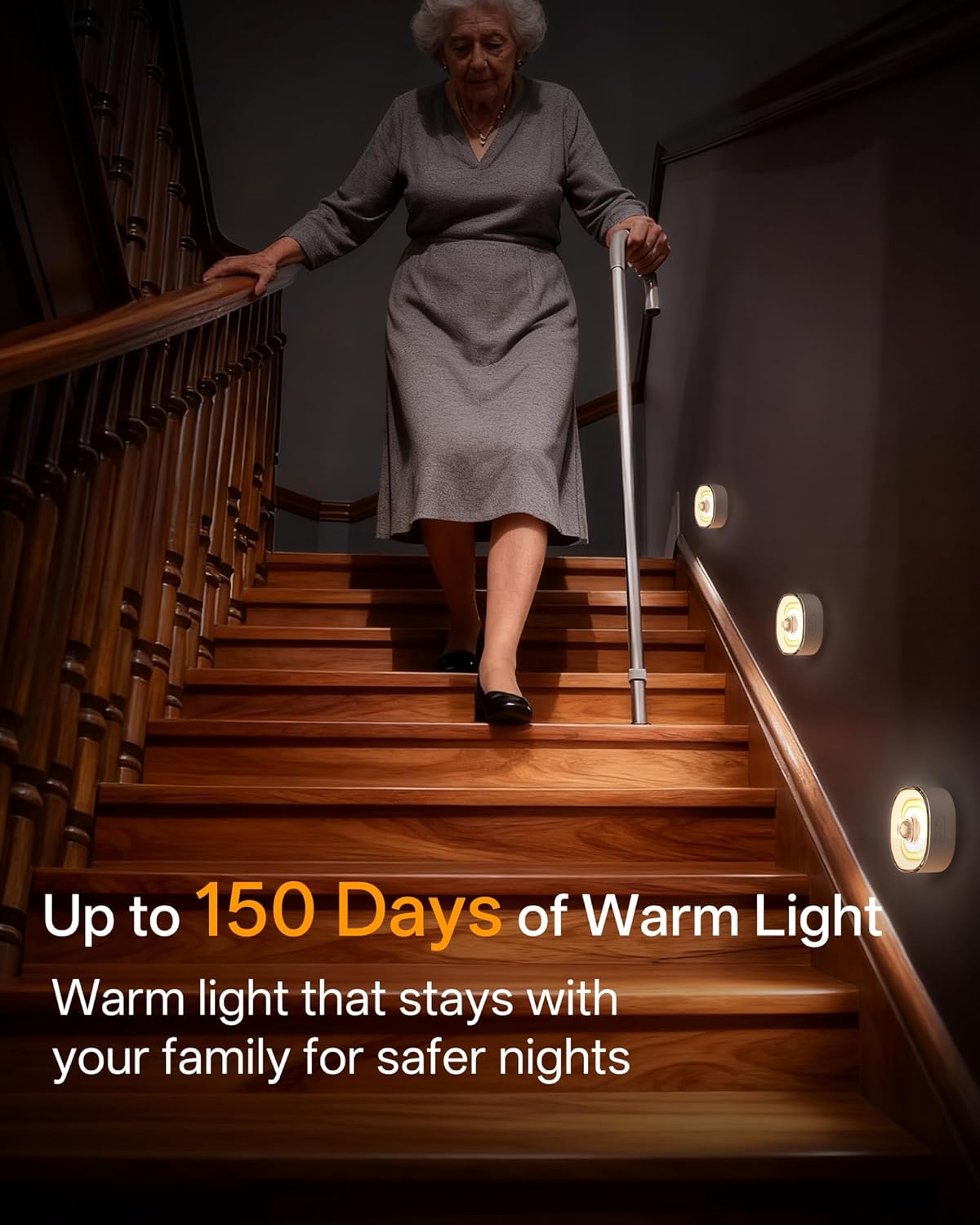Homelist Digital Mini COB Puck Lights, 6 Pack Rechargeable Motion Sensor Lights Indoor 700mAh 100LM Sensor Night Lights, Dimmable Closet Light for Cabinet, Counter, Stairs, Hallway, Bedside