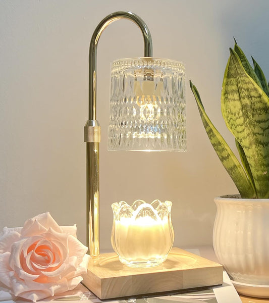 Candle Warmer Lamp with Dimmer & Timer, Brithday Gifts for Mom Women, Adjustable Height Wax Warmer for Jar Candles, House Warming Gifts for New Home Decor