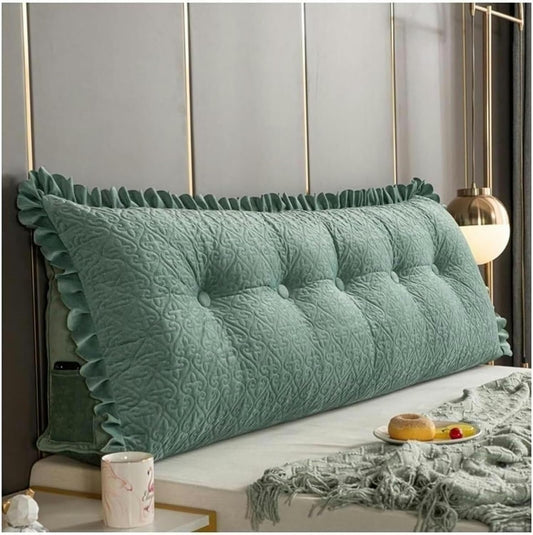 Triangular Reading Pillow/Long Headboard Pillow Cushion Wedge Reading Bed Pillow Triangular Headboard Backrest Fleece Positioning Support Cushion for Dormitory Sofa Bed