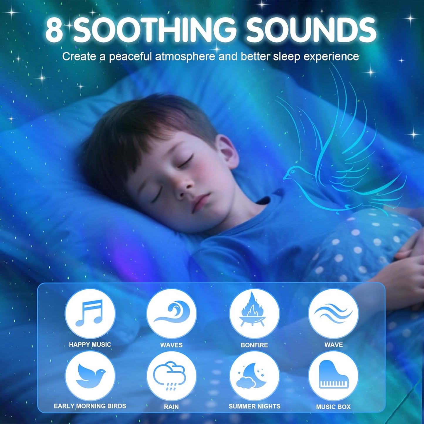 Galaxy Projector,Northern Galaxy Light Aurora Star Projector with Bluetooth Speaker Timer and Remote Control,Night Lights for Bedroom Room Decor, Gifts for Kids, Adults, Christmas, Birthday