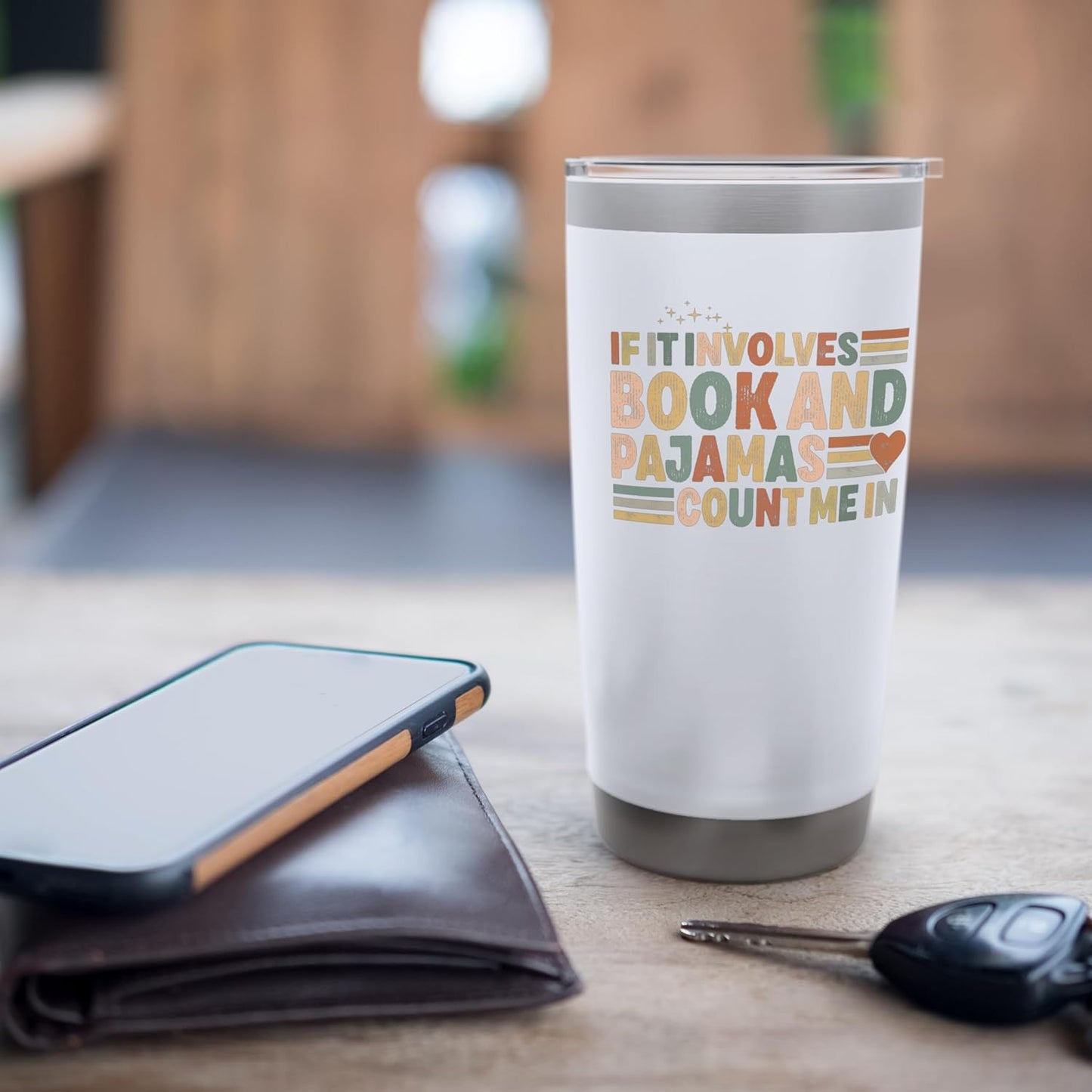 if it involves books and pajamas count me in reading Books Stainless Steel Insulated Tumbler