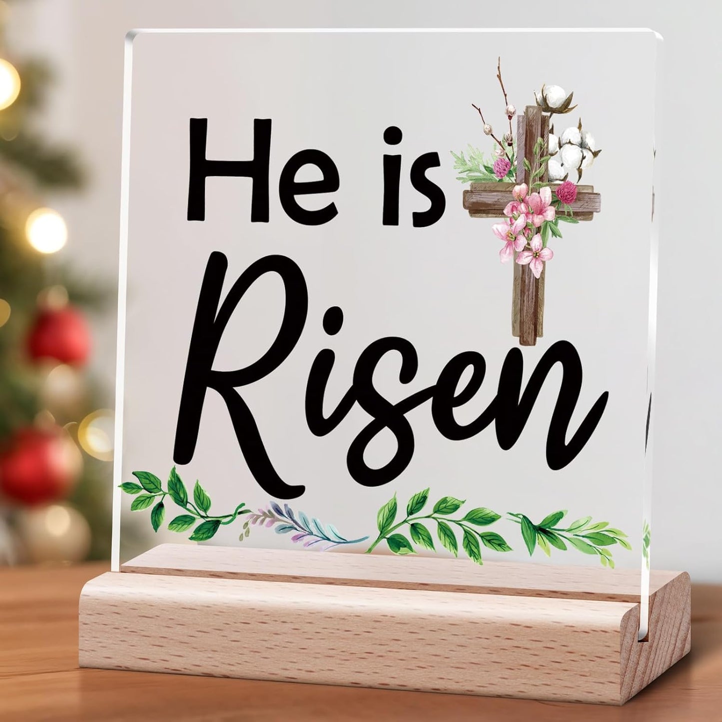 Christian Inspirational Desk Decor Bible Verse Desk Decorative Sign Religious Bible Verse Gifts for Man Spiritual Gift Catholic Encouragement Gift for Coworker Son Boys Spiritual Faith Birthday Decor