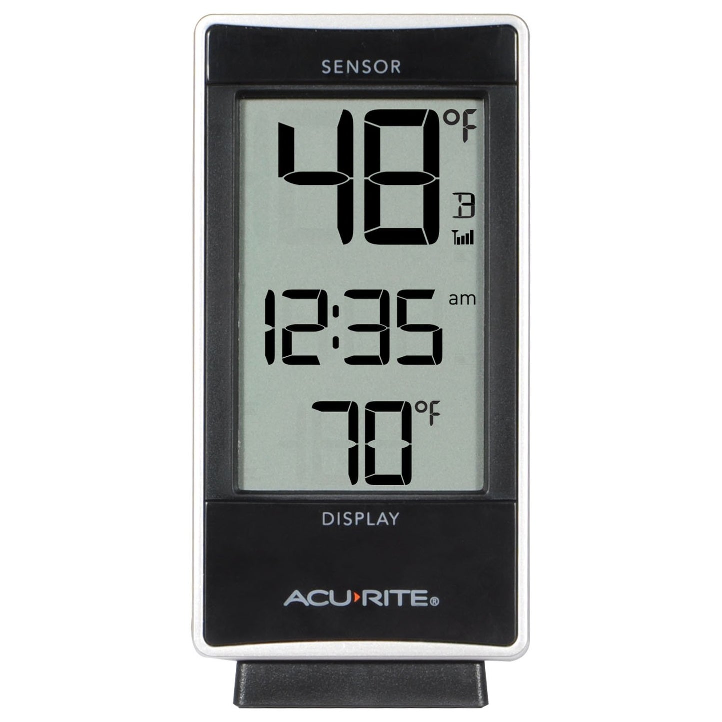 AcuRite 02059M Digital Thermometer with Indoor and Outdoor Temperature,White