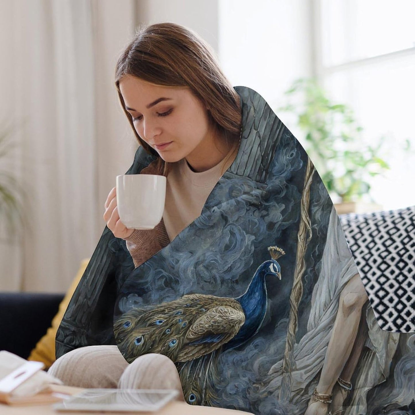 Greek Mythology Hecate Goddess Throw Blanket Fleece Blankets Soft Flannel for Couch Bed Pet Decorative Warm
