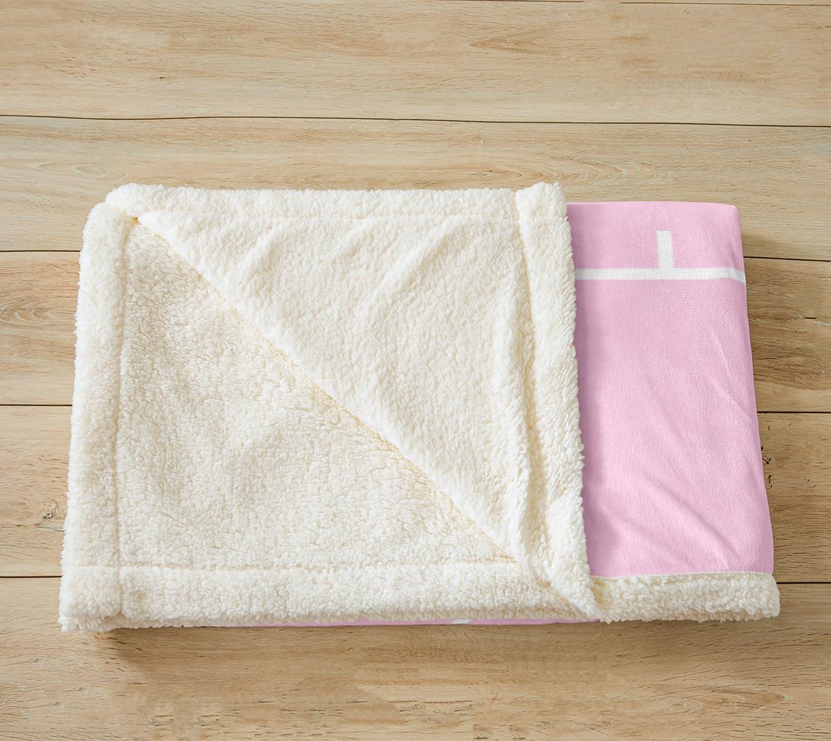 Feelyou Basketball Sherpa Blanket Boys Girls Basketball Court Fleece Throw Blanket for Kids Soft Pink Plush Blanket Sport Fuzzy Blanket for Sofa Bed Couch Room Decor,Throw 50x60 Inches