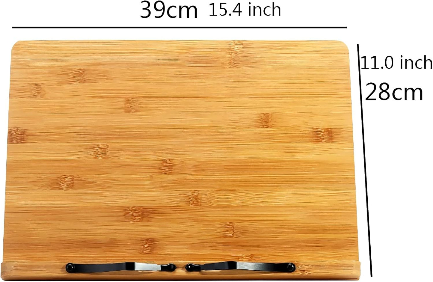 Book Stand Book Reading Stand for Desk Kitchen Adjustable Height Portable Recipe Book Stand Foldable for Laptop Textbook Cell Phone Tablet (Size : L-Large) ()