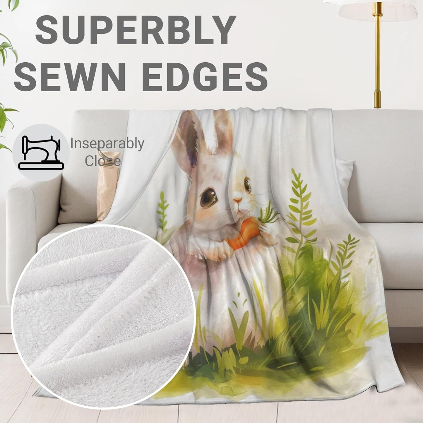 Funny Book Reading Blanket, Cartoon Quote Flannel Throw Blankets, 50"x60", Soft Warm Lightweight Fuzzy Cozy Throws for Couch Bed Sofa Decorative Gifts for Book Lover Teen Women, Beige