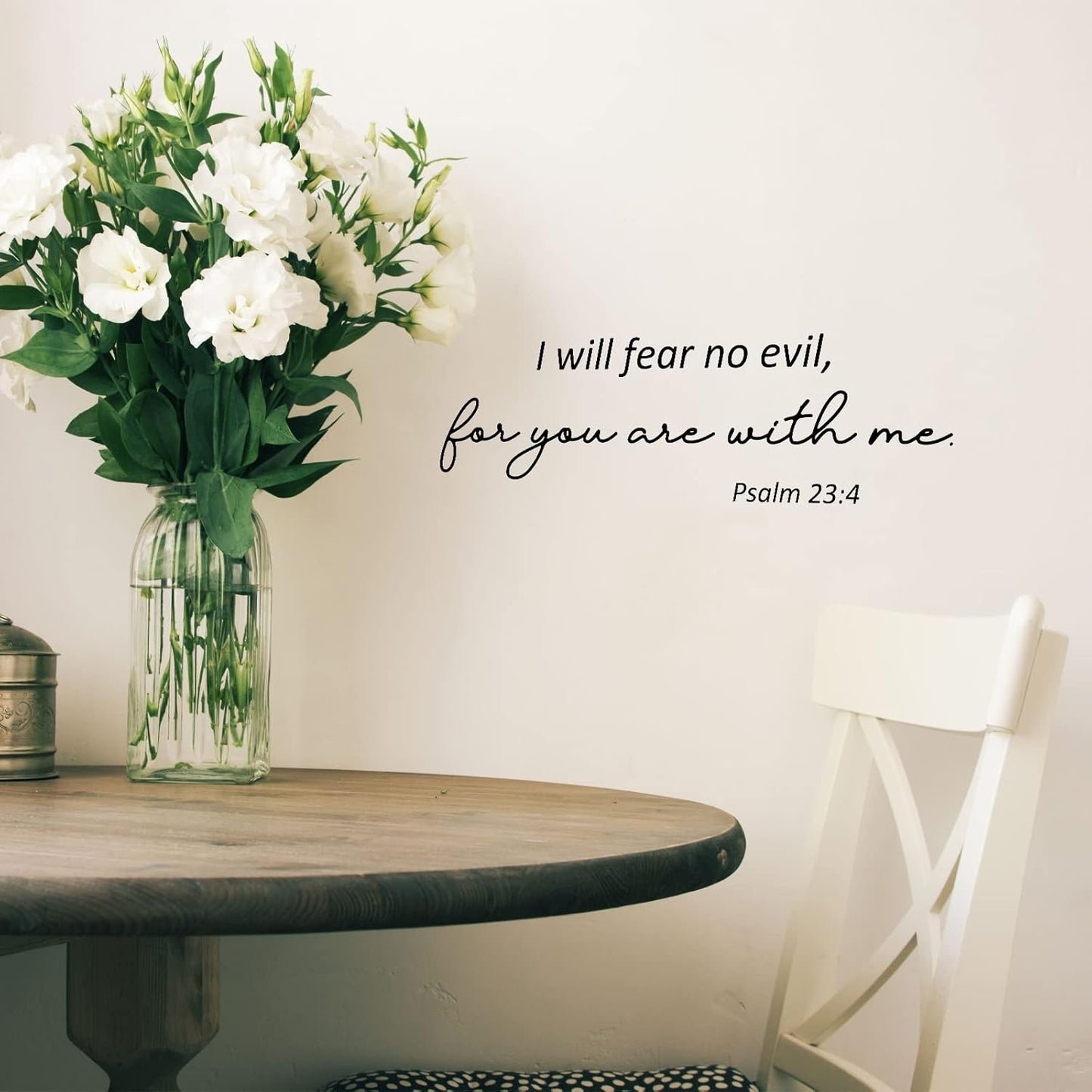 BBTO Bible Verse Wall Stickers Inspirational Quote Wall Decals Religious Motivational Scripture Sticker Peel and Stick for Bedroom Living Room Office Bathroom(We Love Because He First Loved Us)