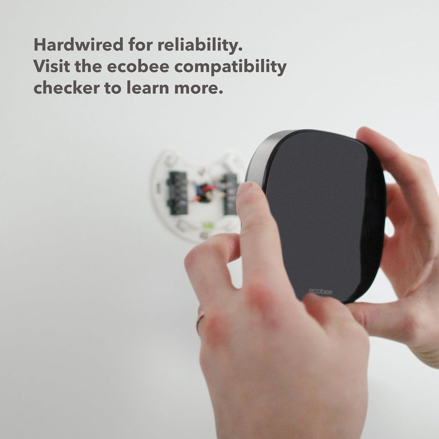 ecobee Smart Thermostat Premium with Smart Sensor and Air Quality Monitor - Programmable Wifi Thermostat - Works with Siri, Alexa, Google Assistant, Black