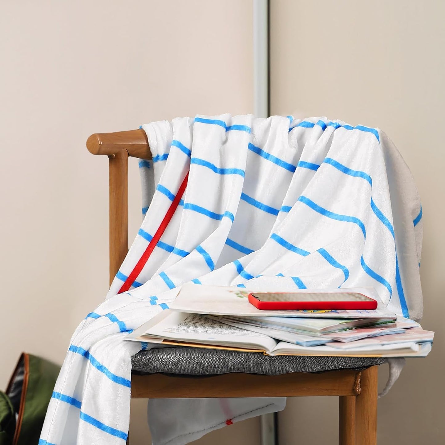 Notebook Throw Blanket Classroom Reading Room Plush Lightweight Fleece Throw Blanket 60 x 50 Inches for Teacher Appreciation Gifts Couch Room Sofa(Paper)